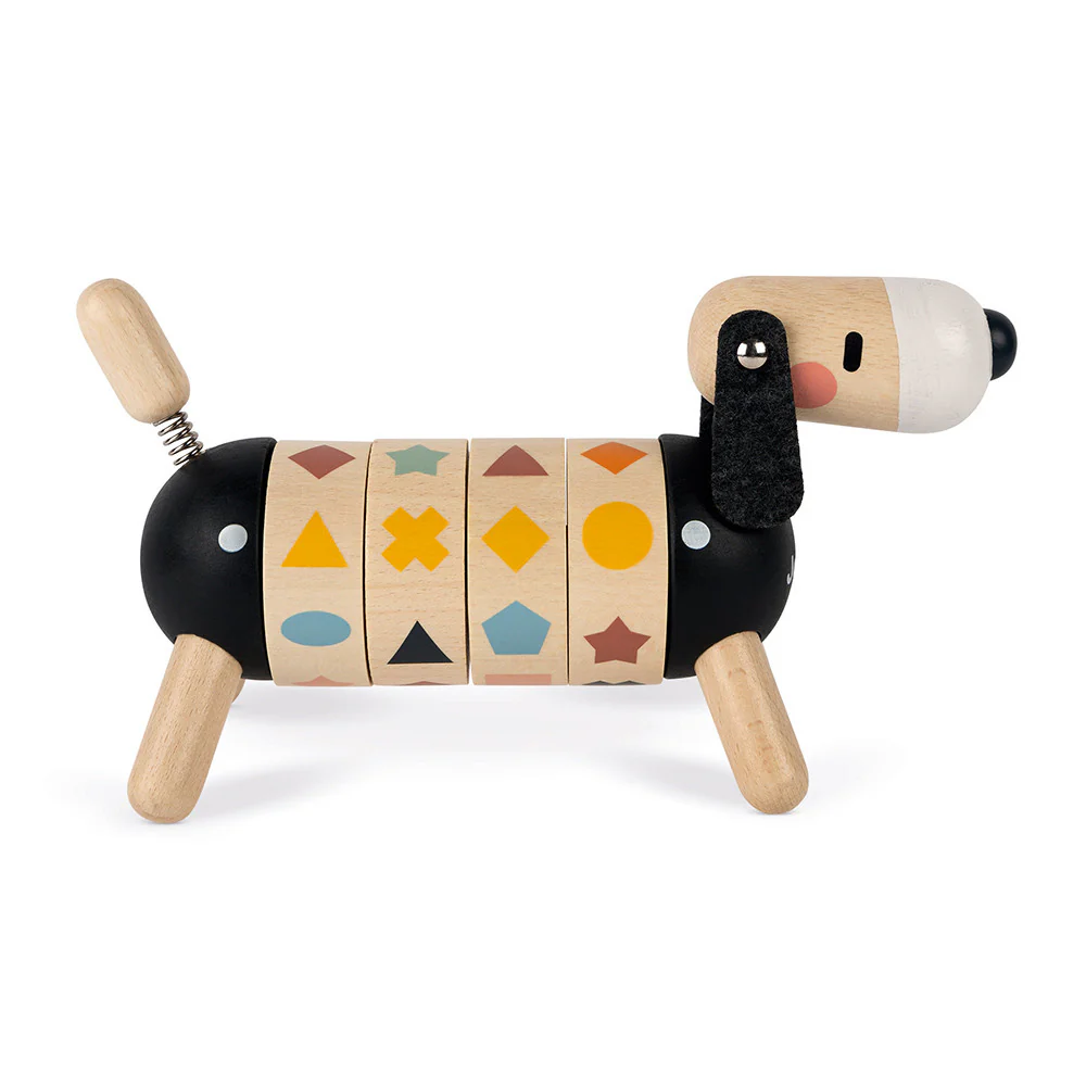 Janod Sweet Cocoon Shapes & Colours Dog - Image 3