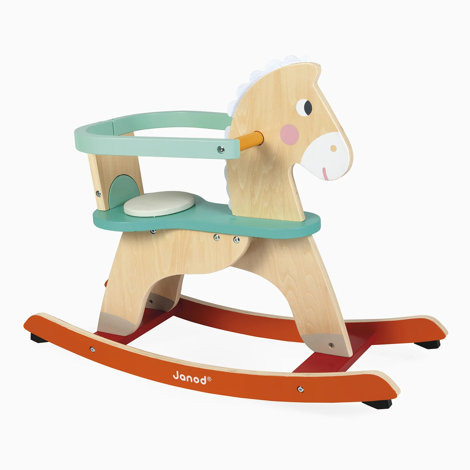 Janod Zigolos Colourful Rocking Horse - Image 2