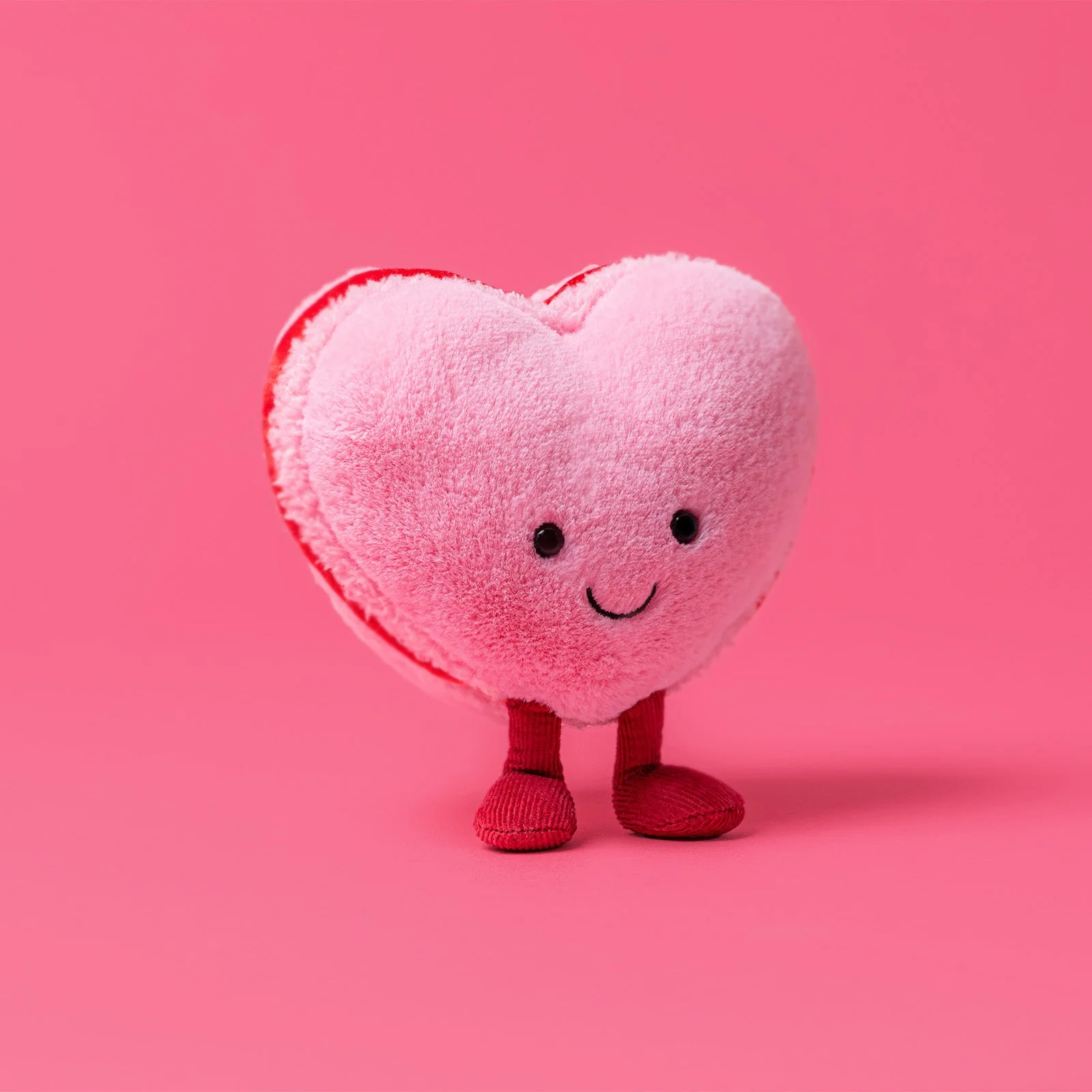 Jellycat Amuseables Colette Heart Macaron Pink