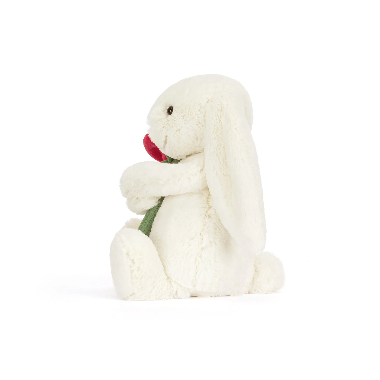 Jellycat Cream Bunny with Rose - Image 5