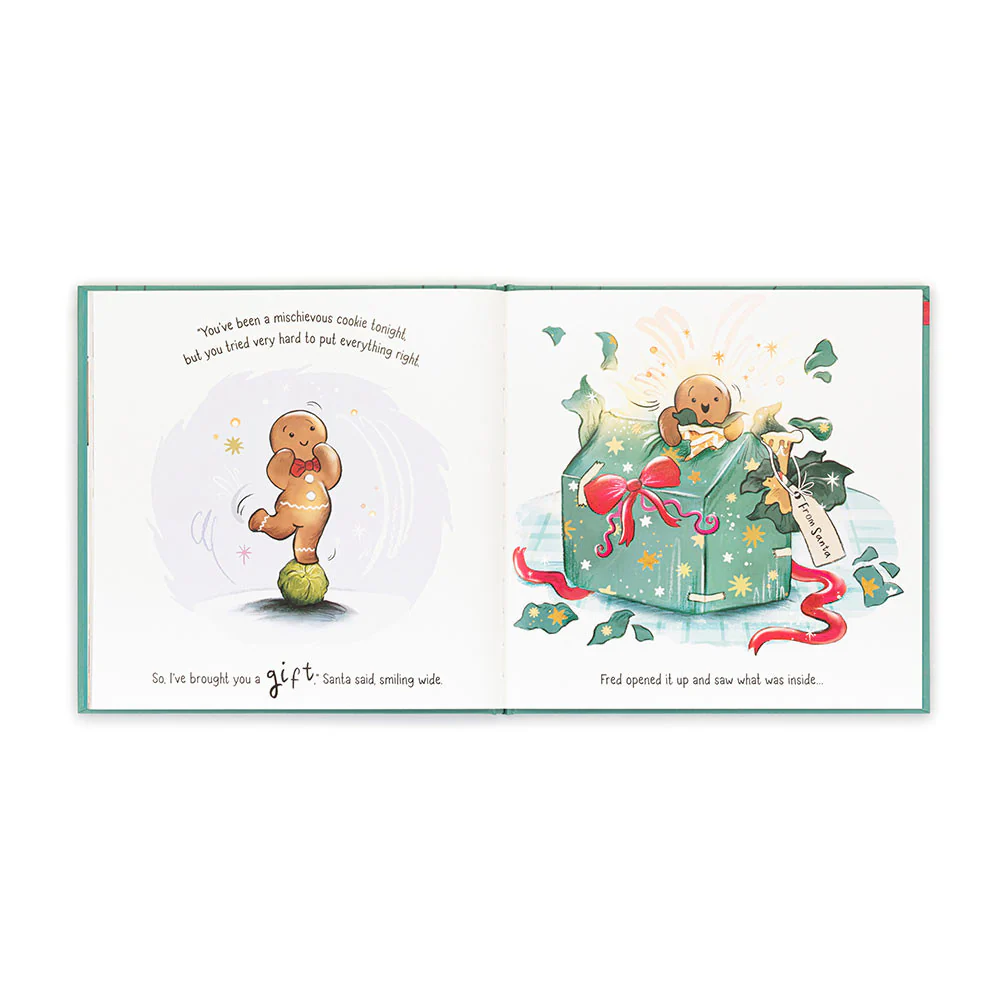 Jellycat Gingerbread Fred Book - Image 2