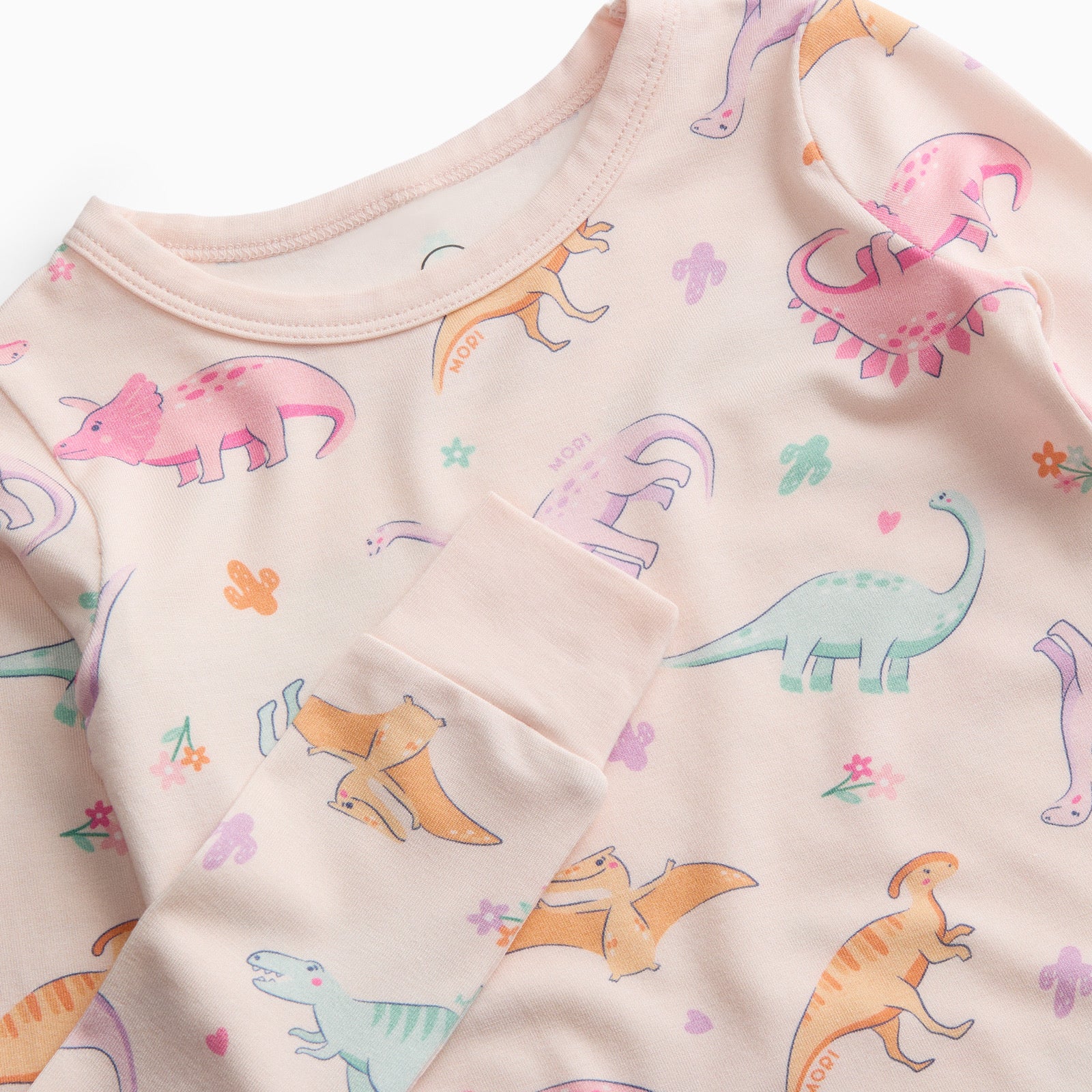 Dinosaur Nights Pyjamas - Pink - Image 4