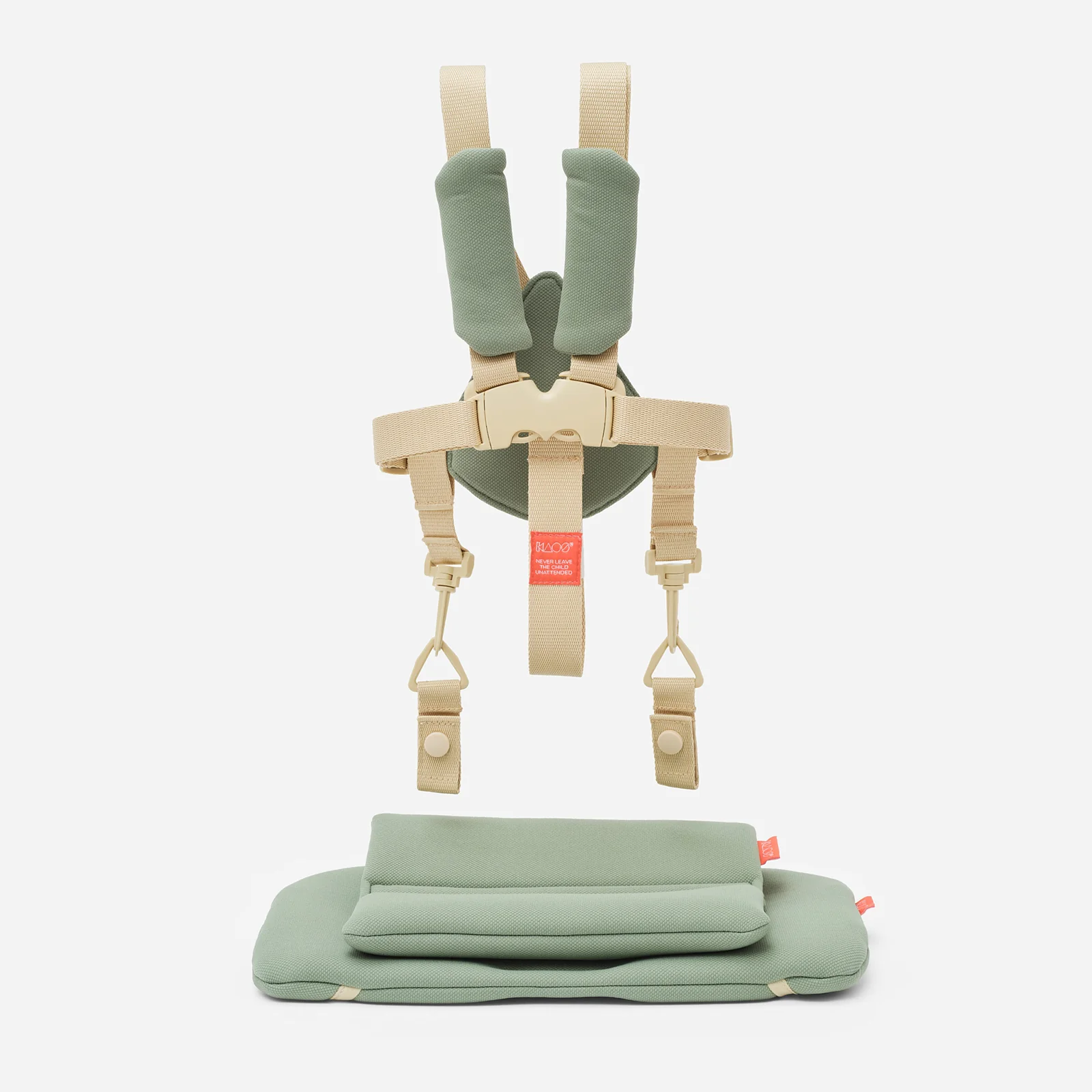 KAOS Klapp Jr. Harness & Cushion Set - Mineral Green