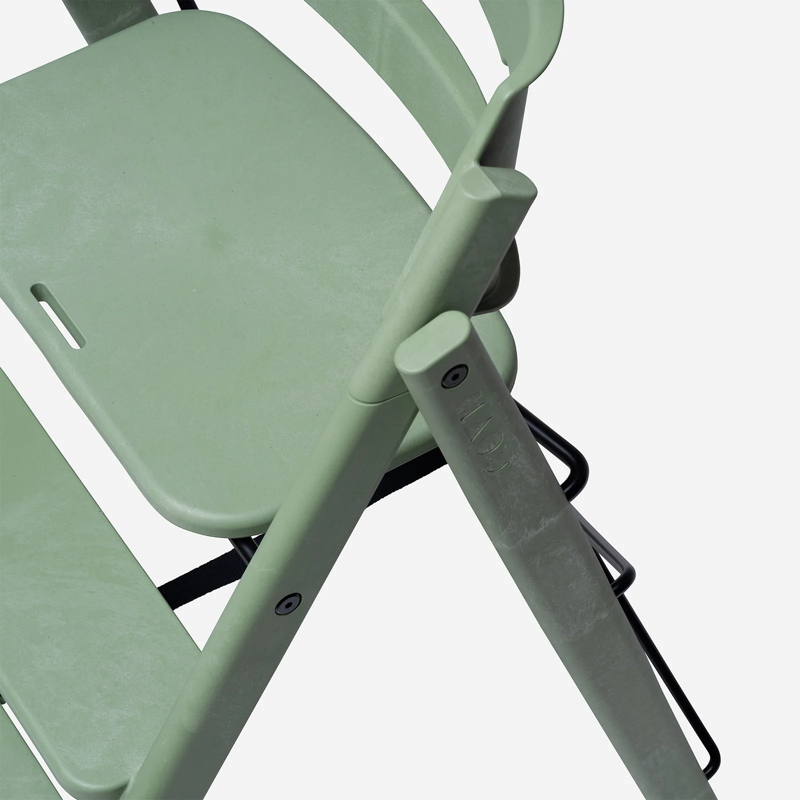 KAOS Klapp Recycled High Chair - Mineral Green - Image 5