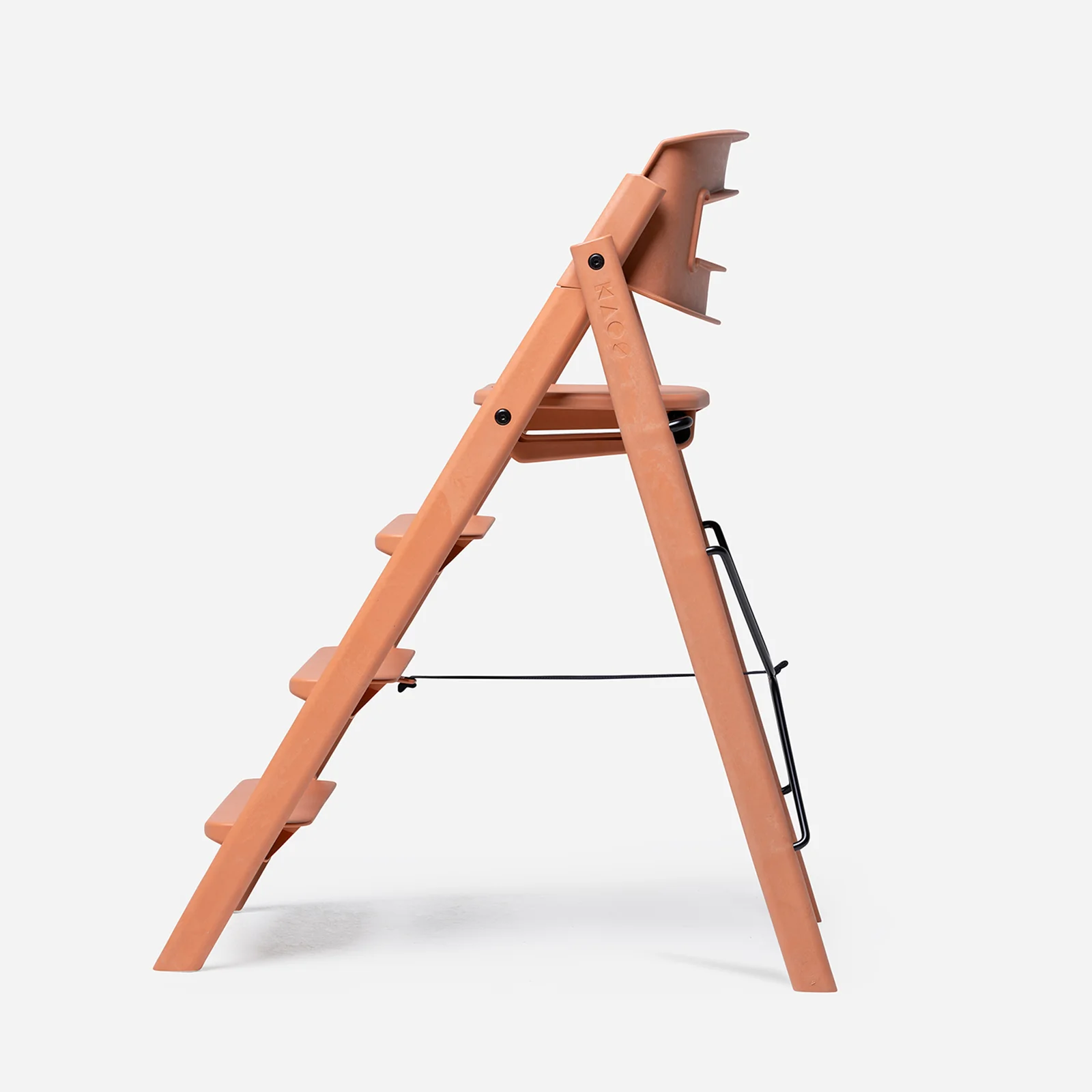 KAOS Klapp Recycled High Chair - Terracotta Pink - Image 7