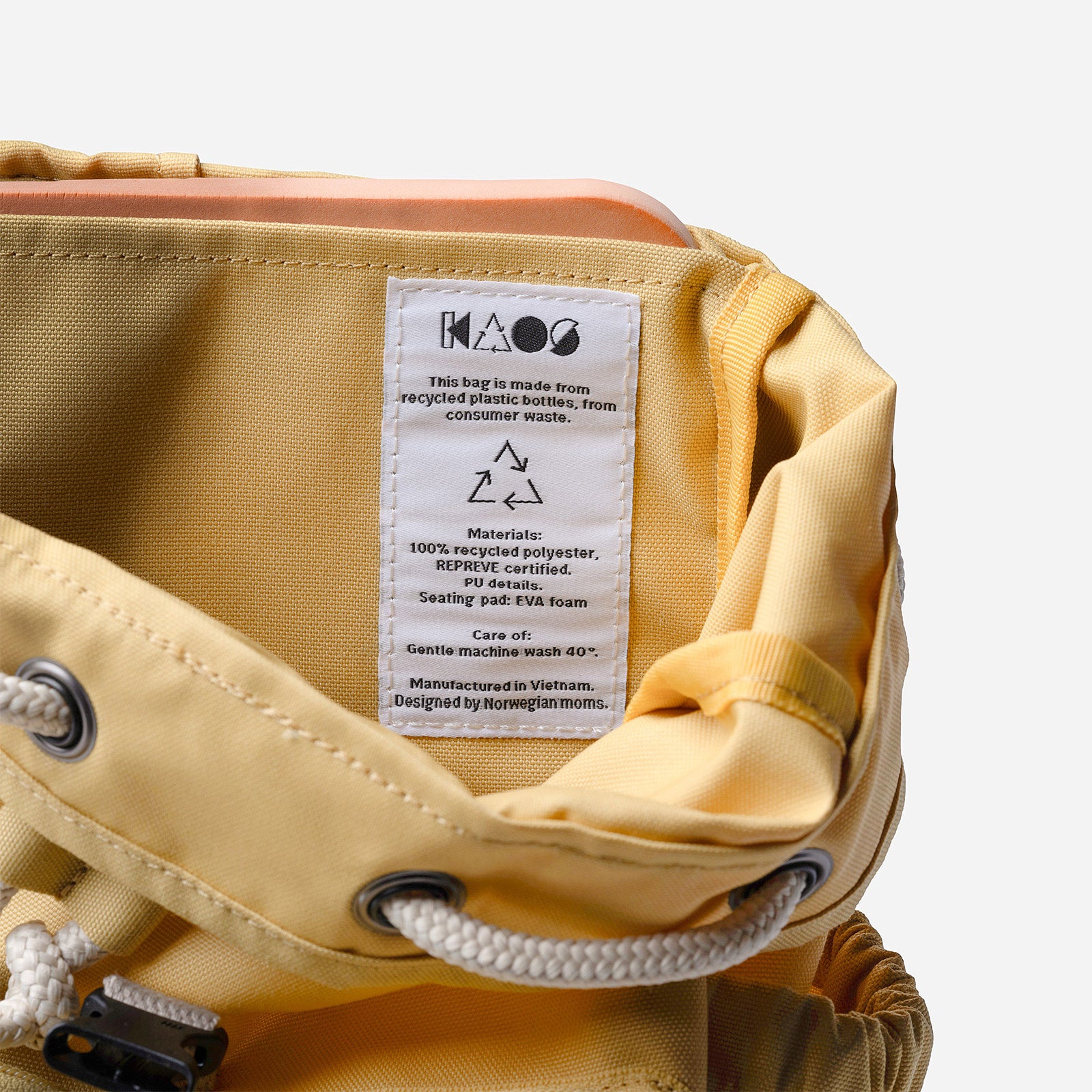 KAOS Ransel Mini Backpack - Misty Yellow - Image 5