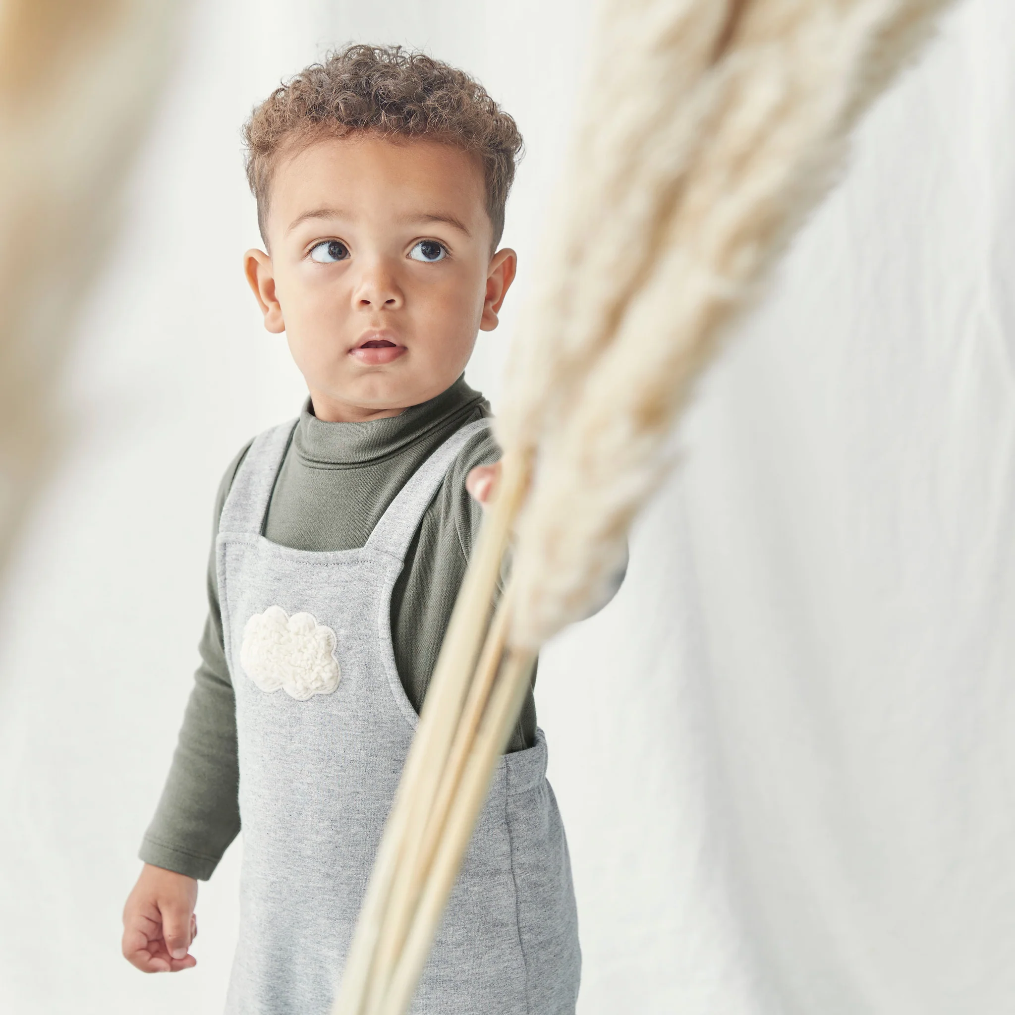 Khaki Cloud Roll Neck Bodysuit 2 Pack - Image 4