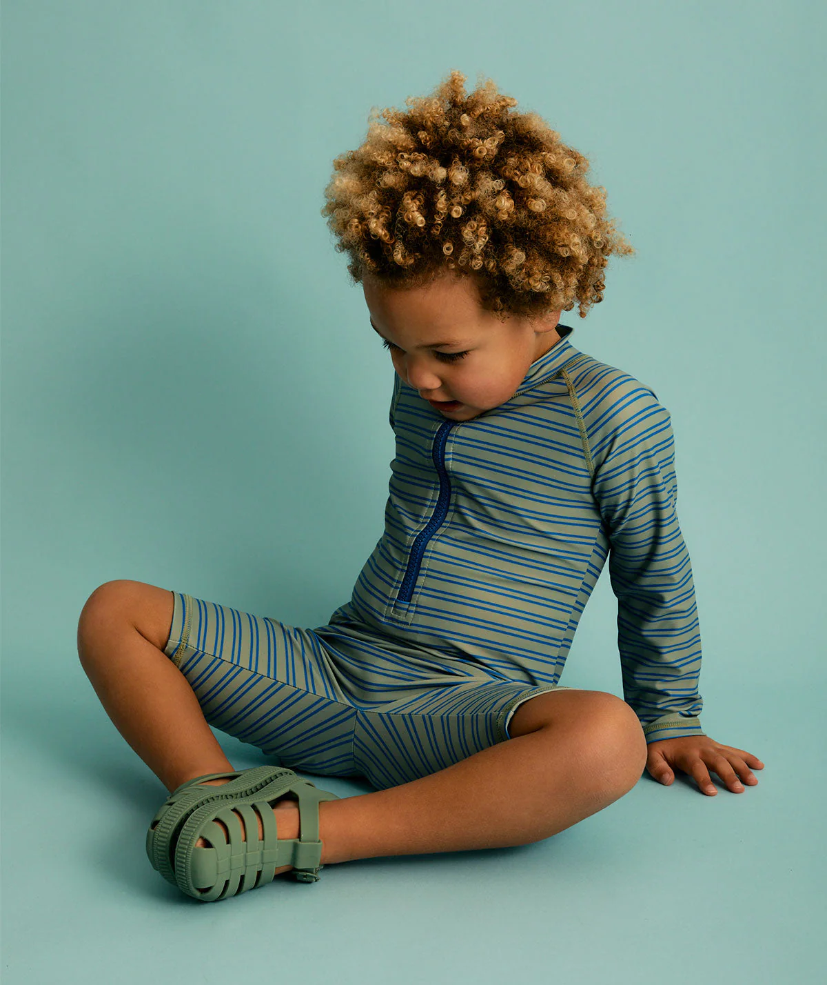 KIDLY by MORI 3/4 Sleeve Sunsuit - Image 13