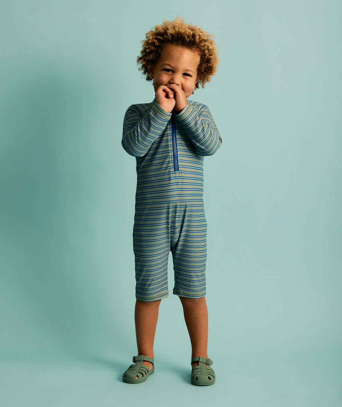 KIDLY by MORI 3/4 Sleeve Sunsuit - Image 17