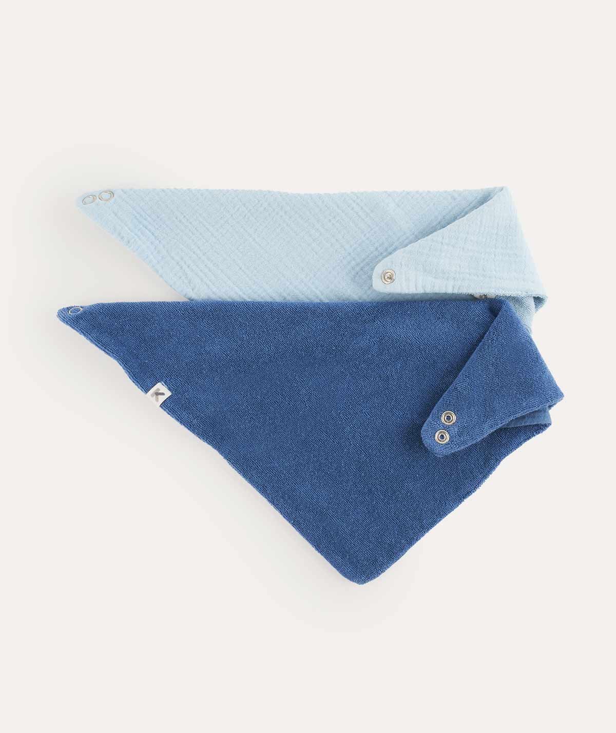 KIDLY by MORI Bandana Double Layer Bib 2-Pack - Image 3