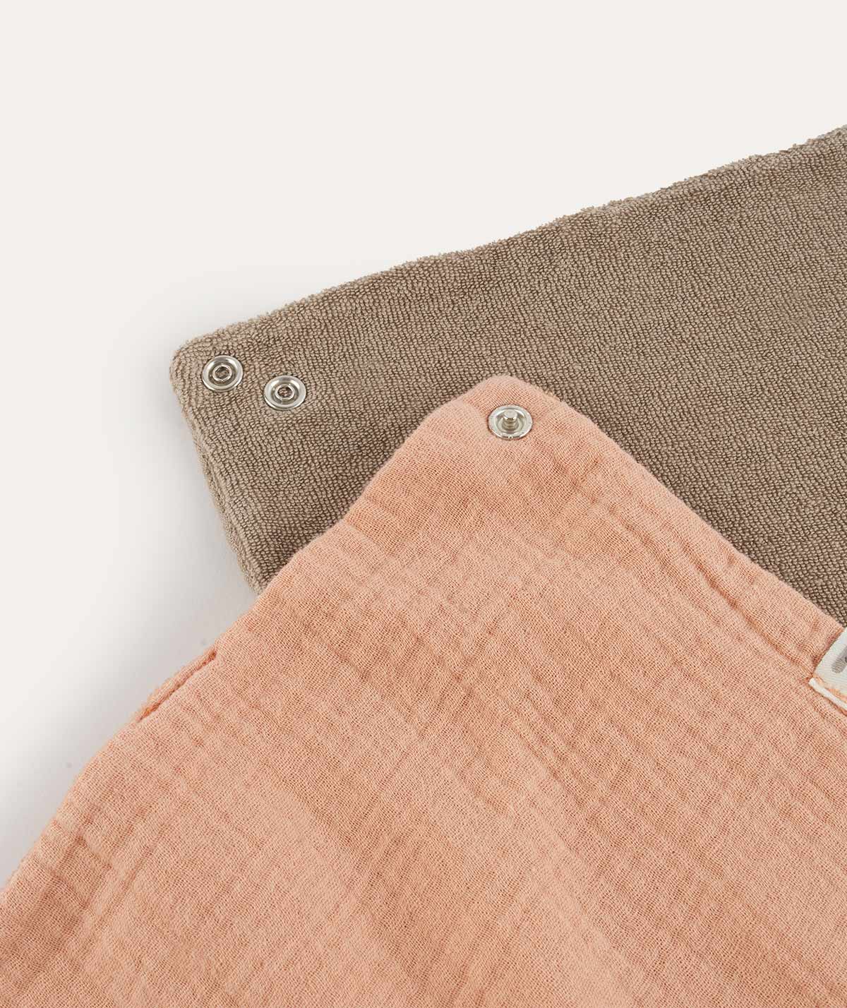 KIDLY by MORI Bandana Double Layer Bib 2-Pack - Image 6