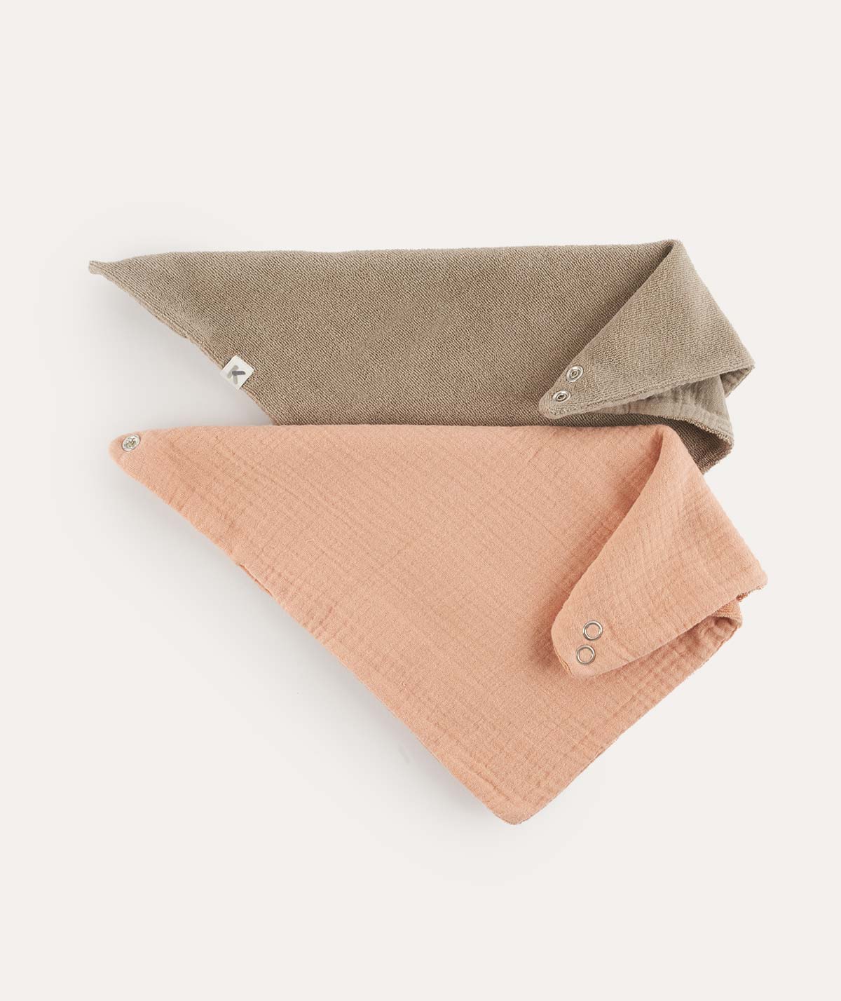 KIDLY by MORI Bandana Double Layer Bib 2-Pack - Image 7