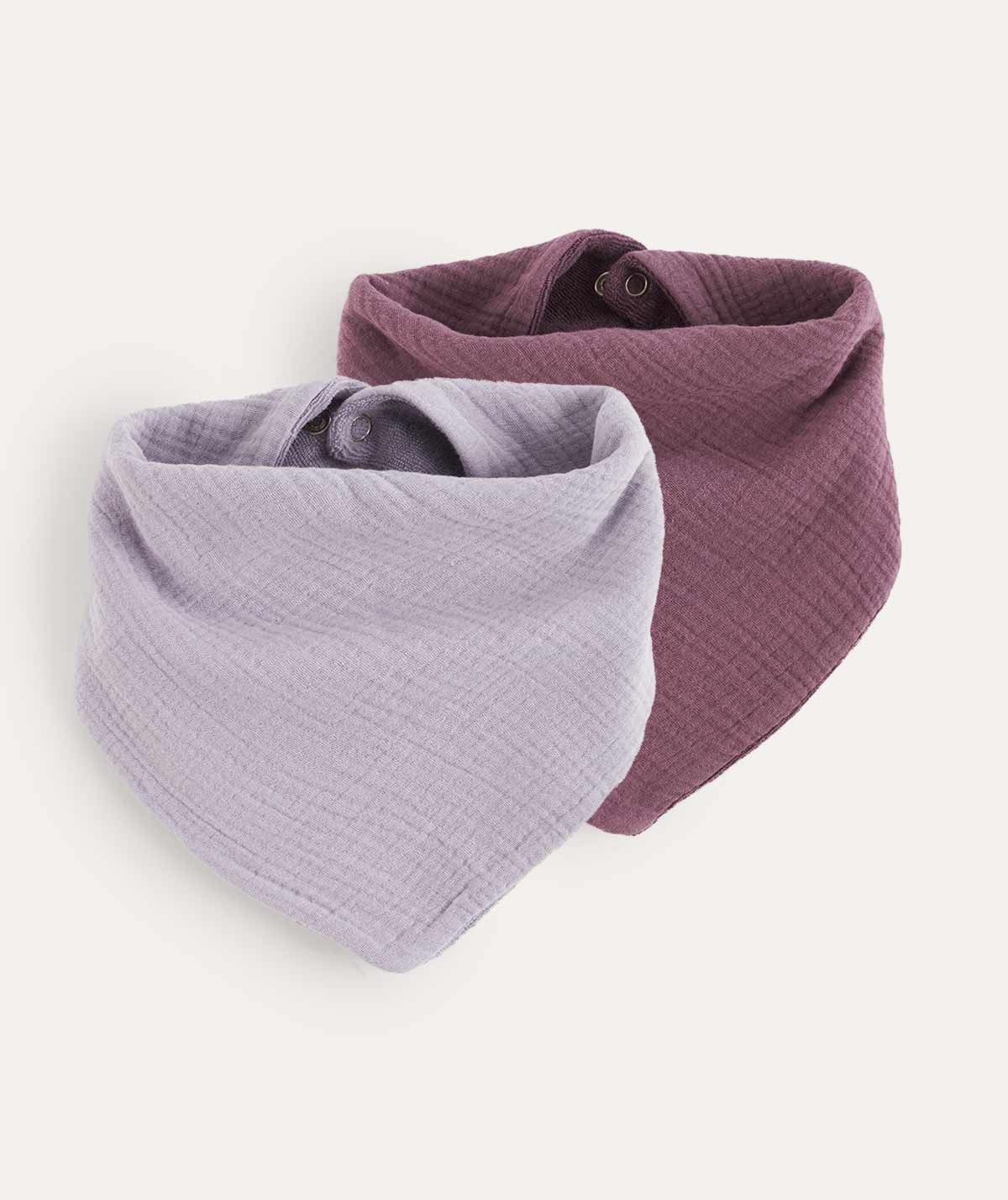 KIDLY by MORI Bandana Double Layer Bib 2-Pack - Image 9