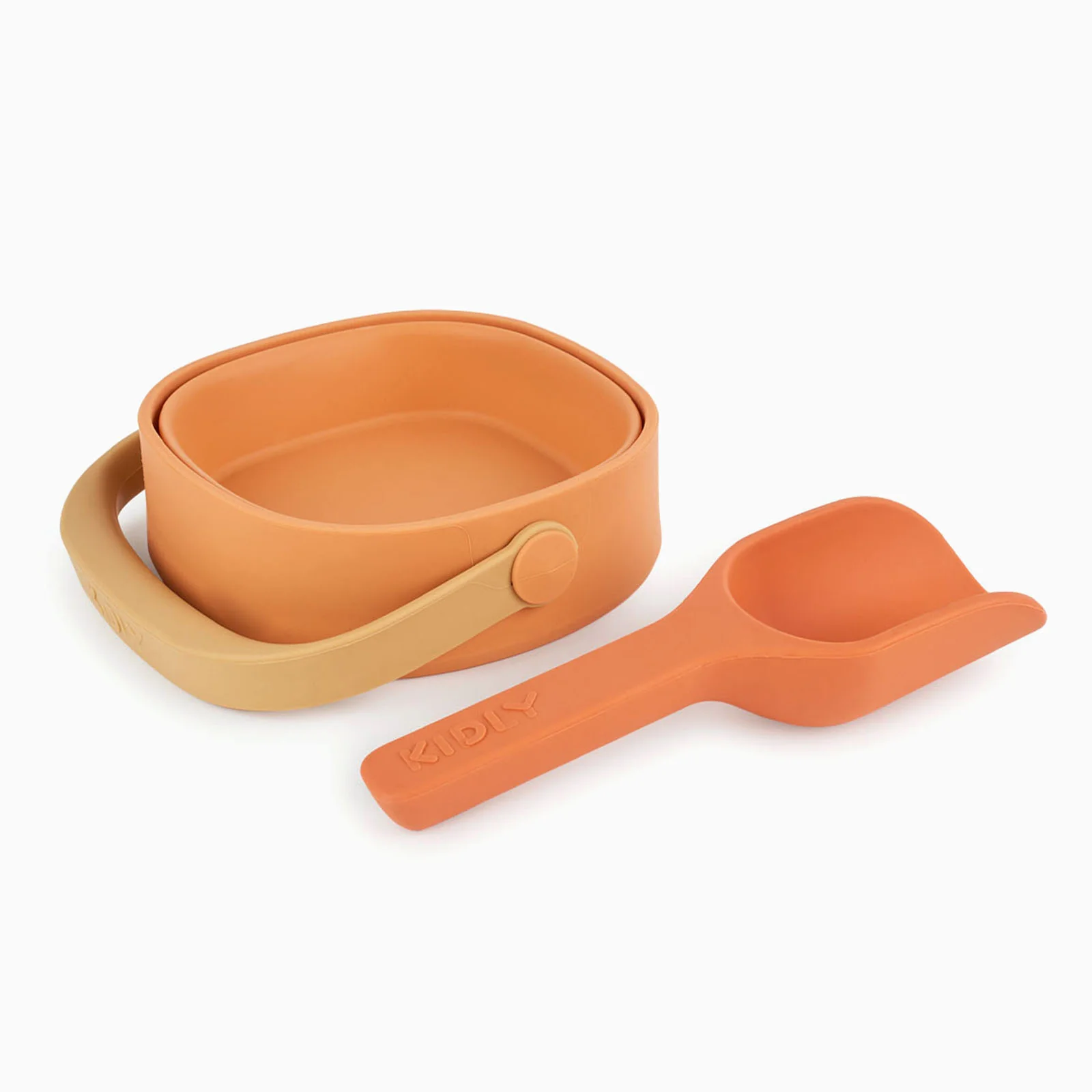KIDLY by MORI Bucket, Spade & Sand Mold Set - Orange - Image 6