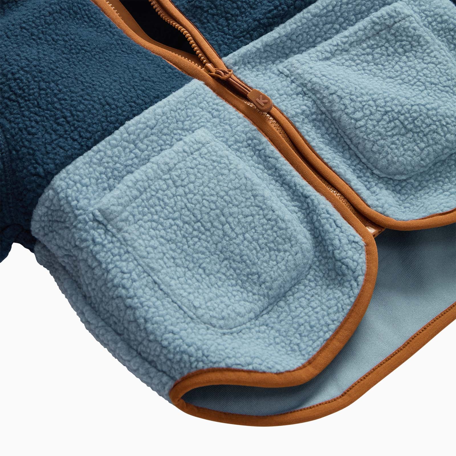 KIDLY by MORI Colourblock Sherpa Zip Through - Image 10