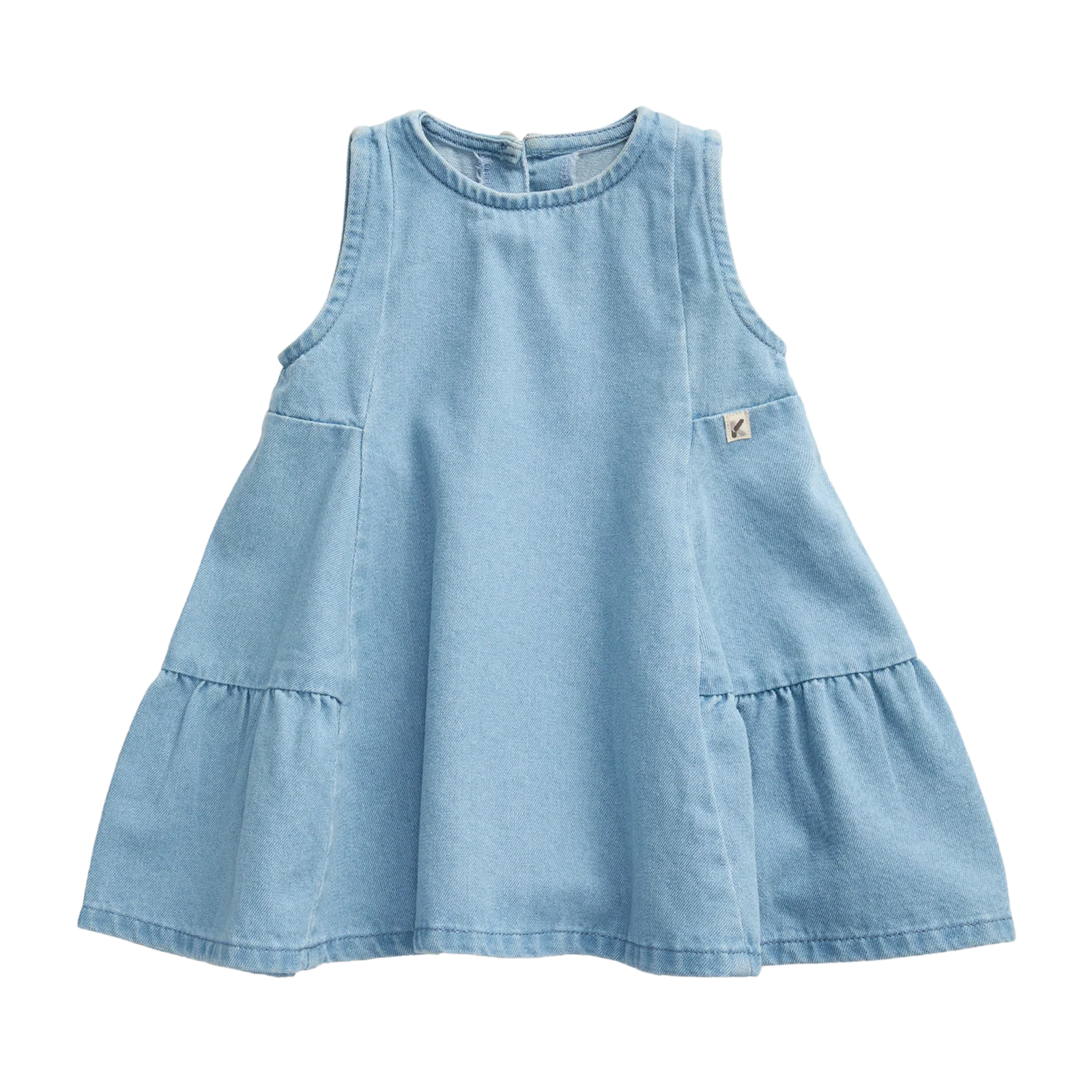 KIDLY by MORI Light Denim Dress - Image 2