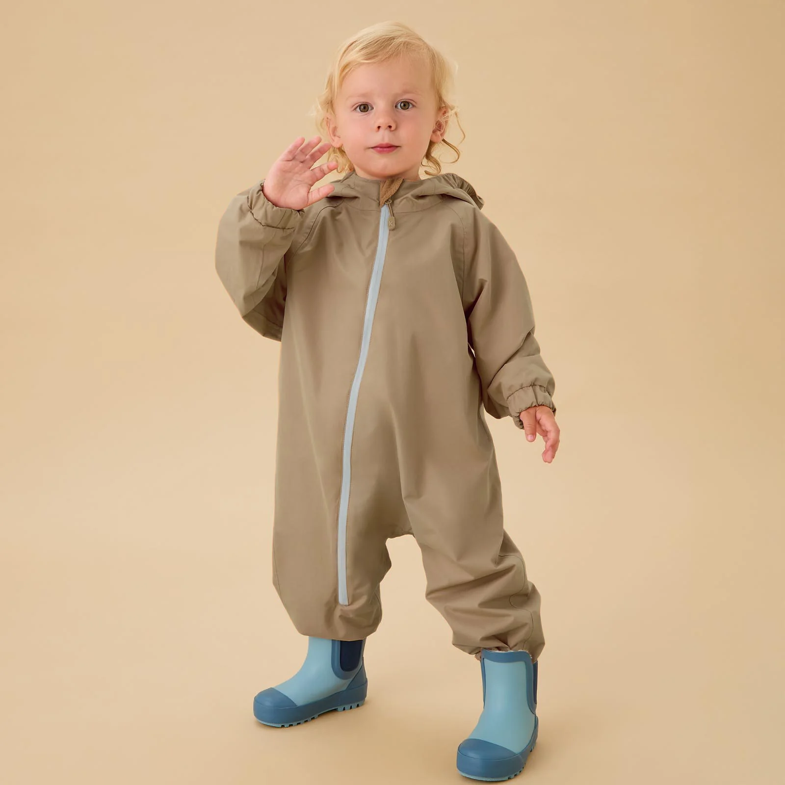 KIDLY by MORI Fleece Lined Puddle Suit - Image 13