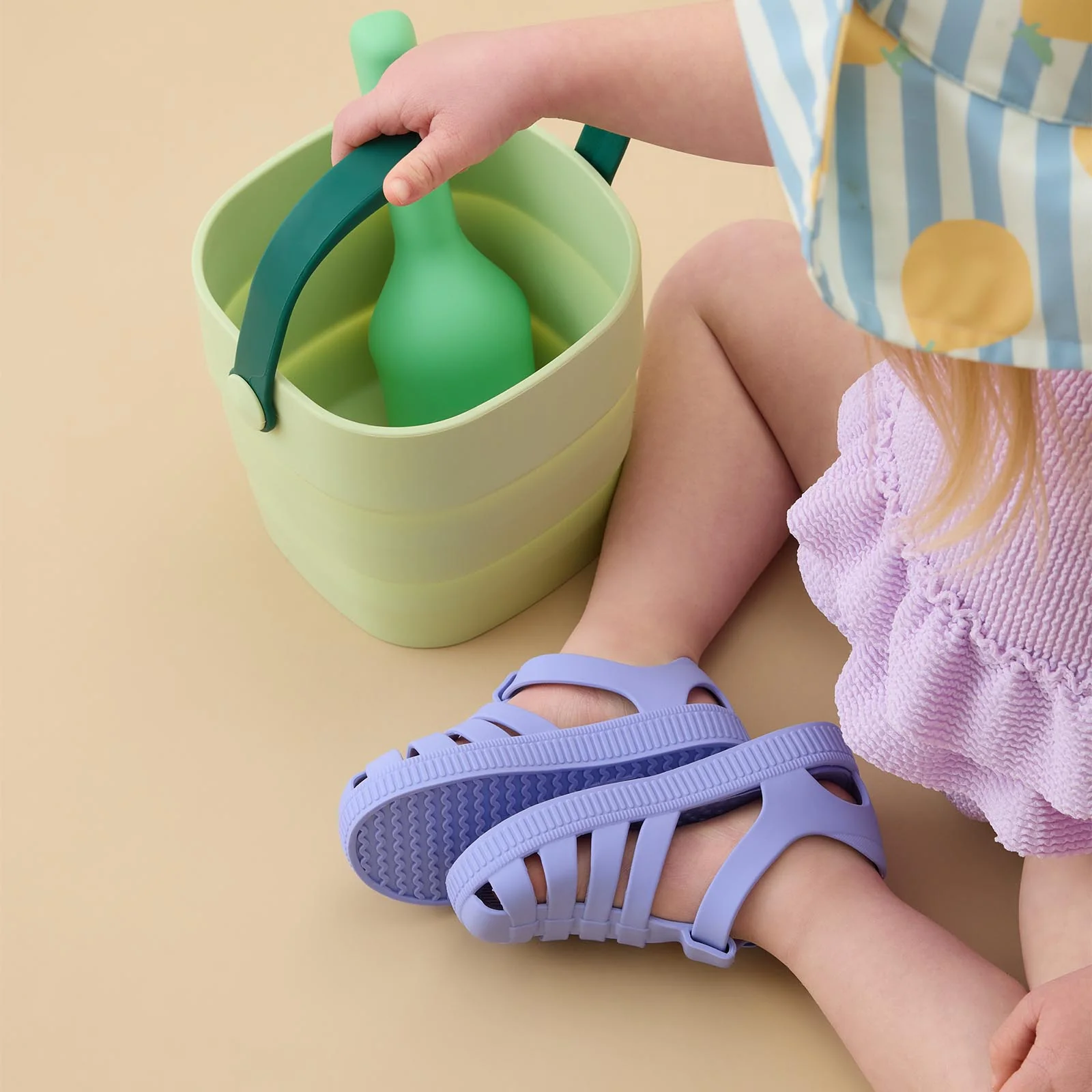 KIDLY by MORI Jelly Sandals - Bluebell