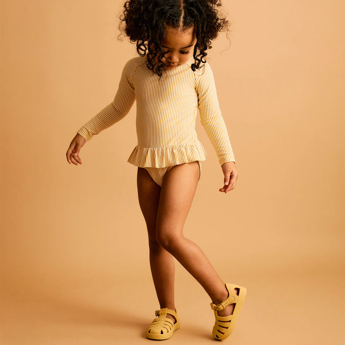 KIDLY by MORI Jelly Sandals - Citron - Image 2