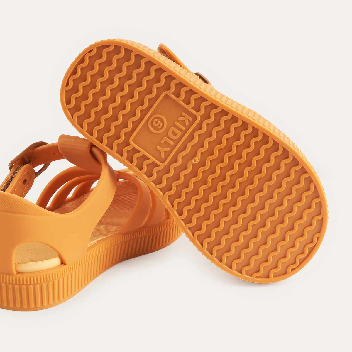 KIDLY by MORI Jelly Sandals - Clementine - Image 3