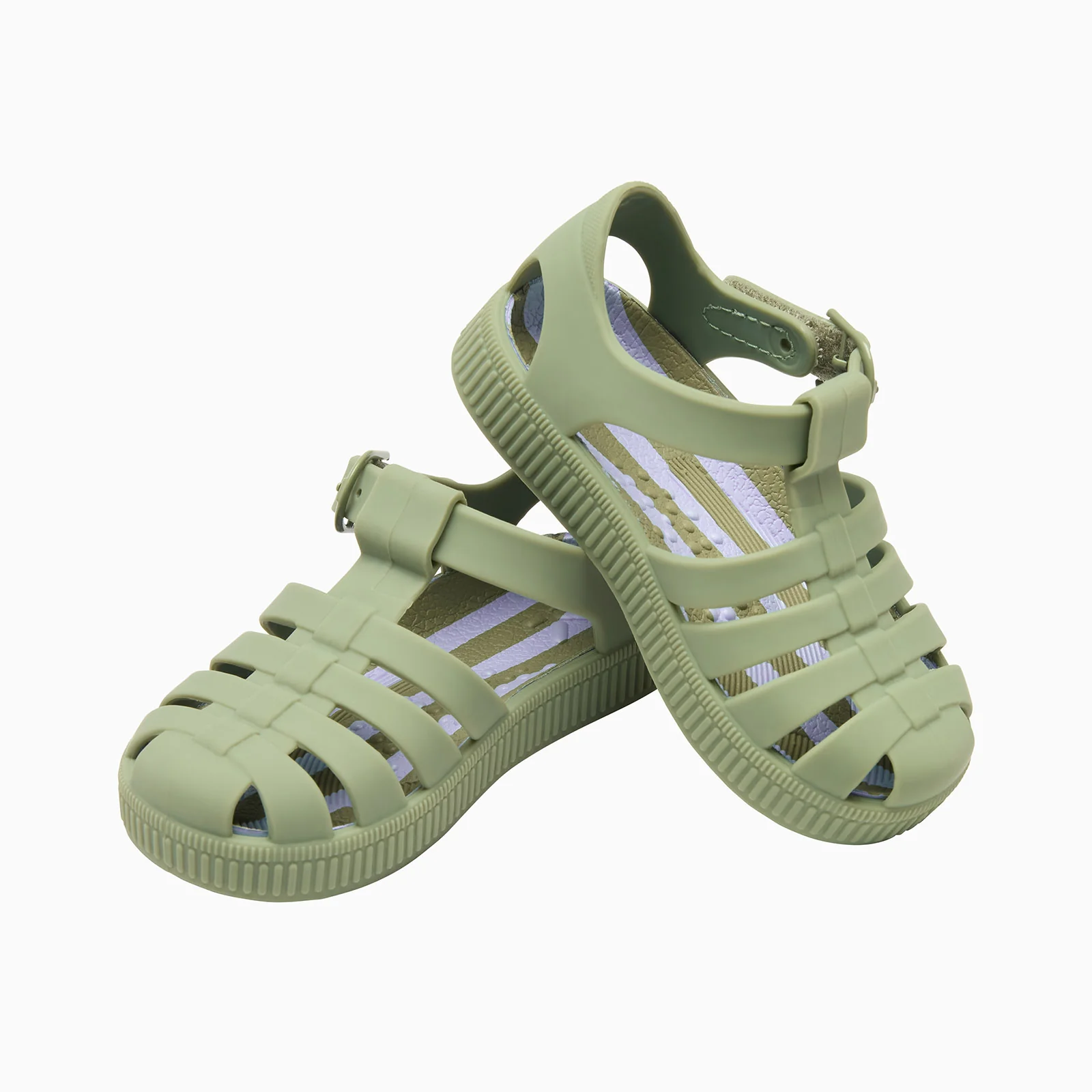 KIDLY by MORI Jelly Sandals - Khaki