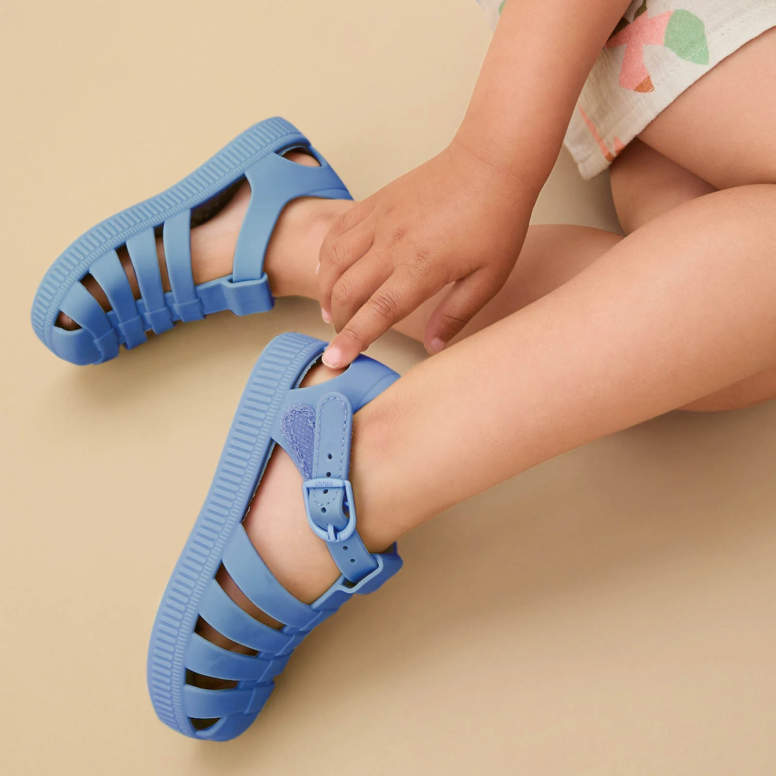 KIDLY by MORI Jelly Sandals - Marine Blue - Image 2