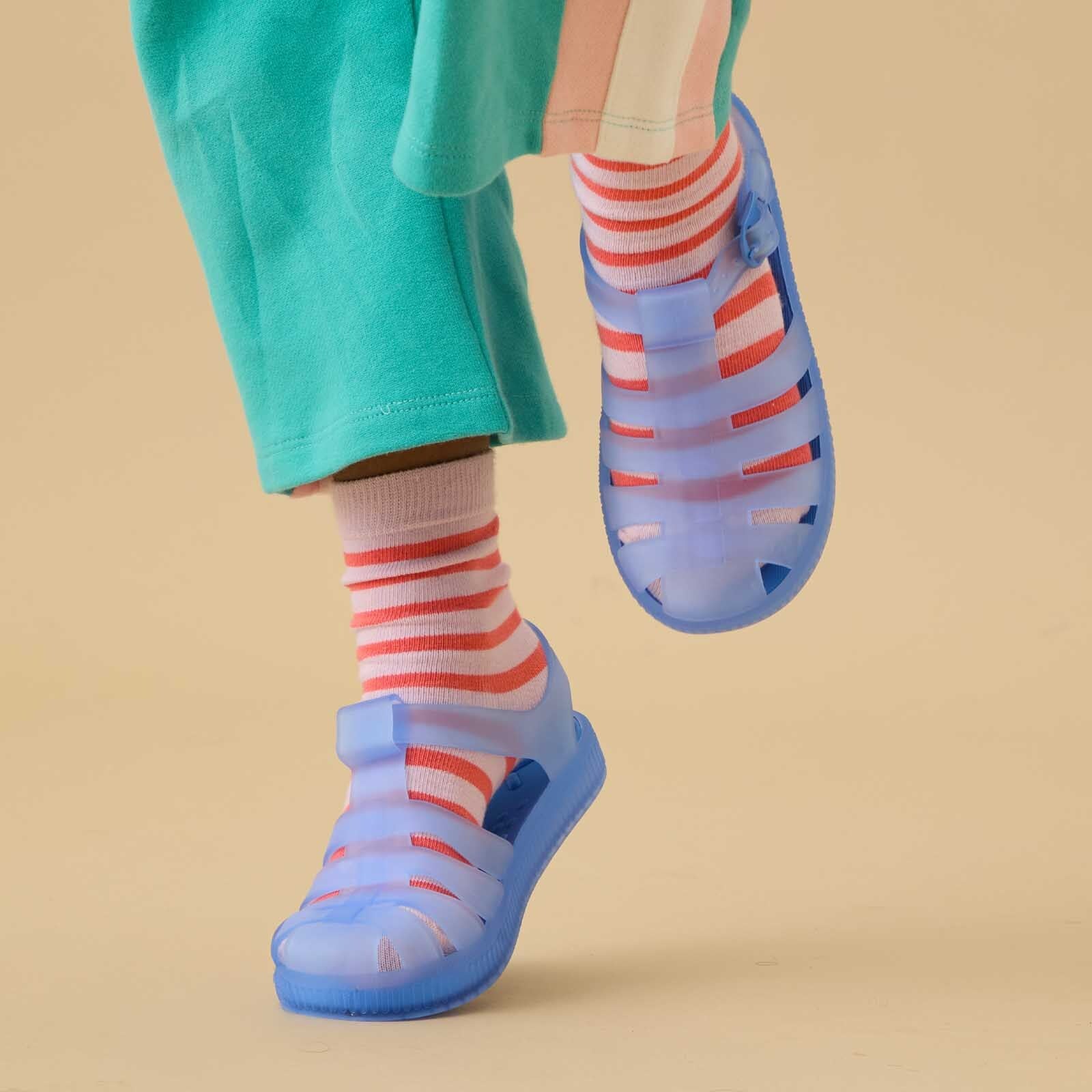 KIDLY by MORI Jelly Sandals - Marine Ice