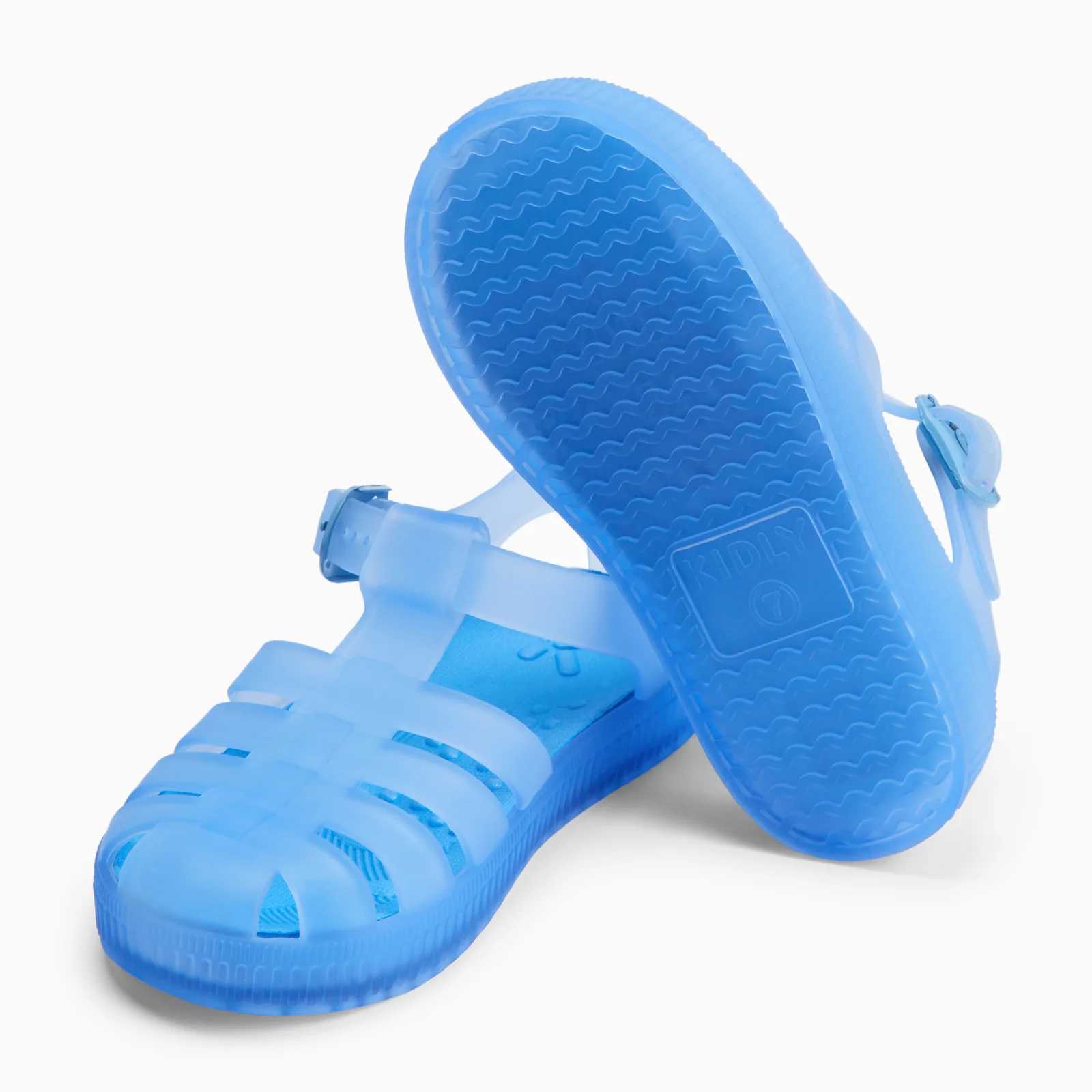 KIDLY by MORI Jelly Sandals - Marine Ice - Image 3