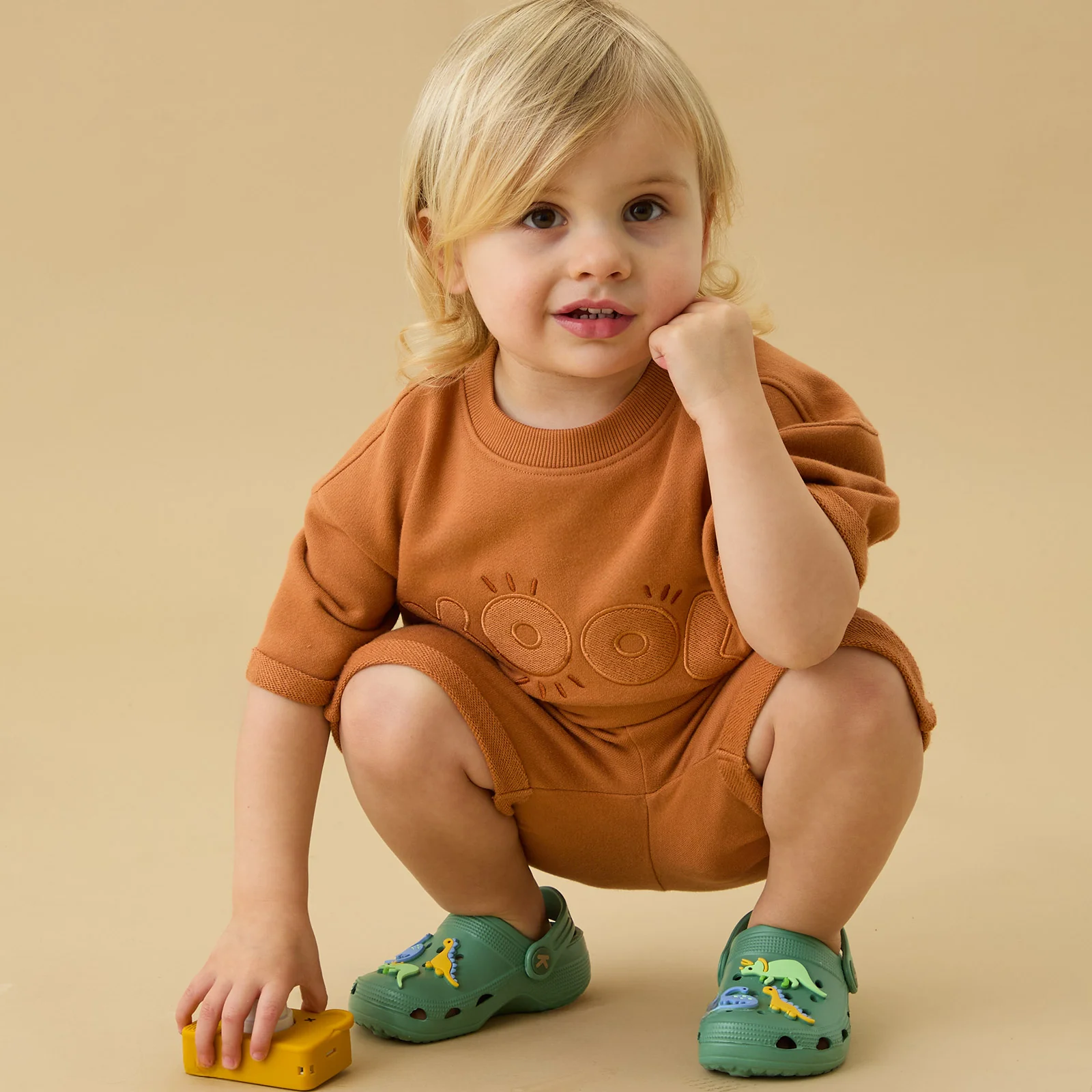 KIDLY by MORI Kool Oversized Cotton T-Shirt & Shorts Outfit