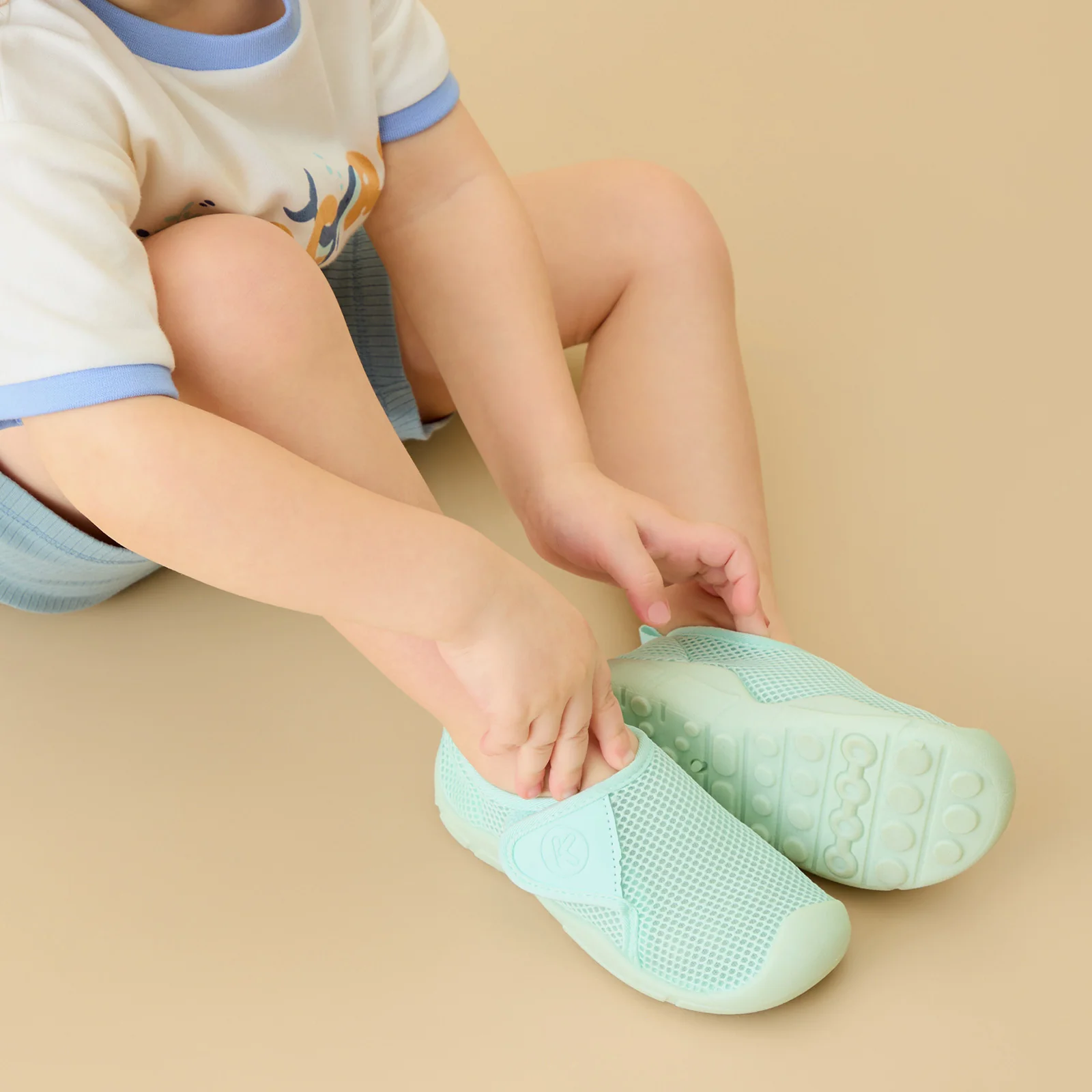 KIDLY by MORI Mesh Shoe - Green