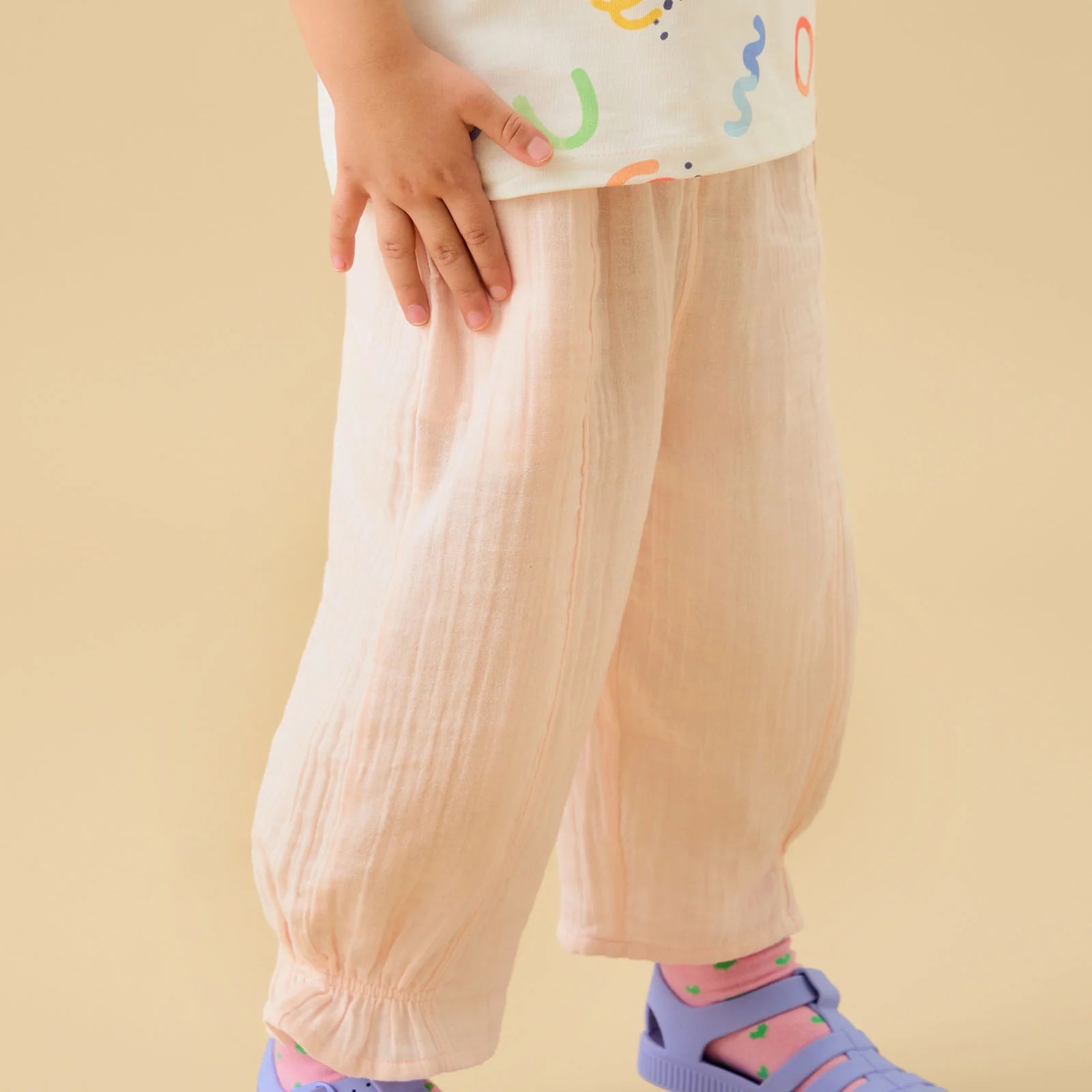 KIDLY by MORI Muslin Trousers