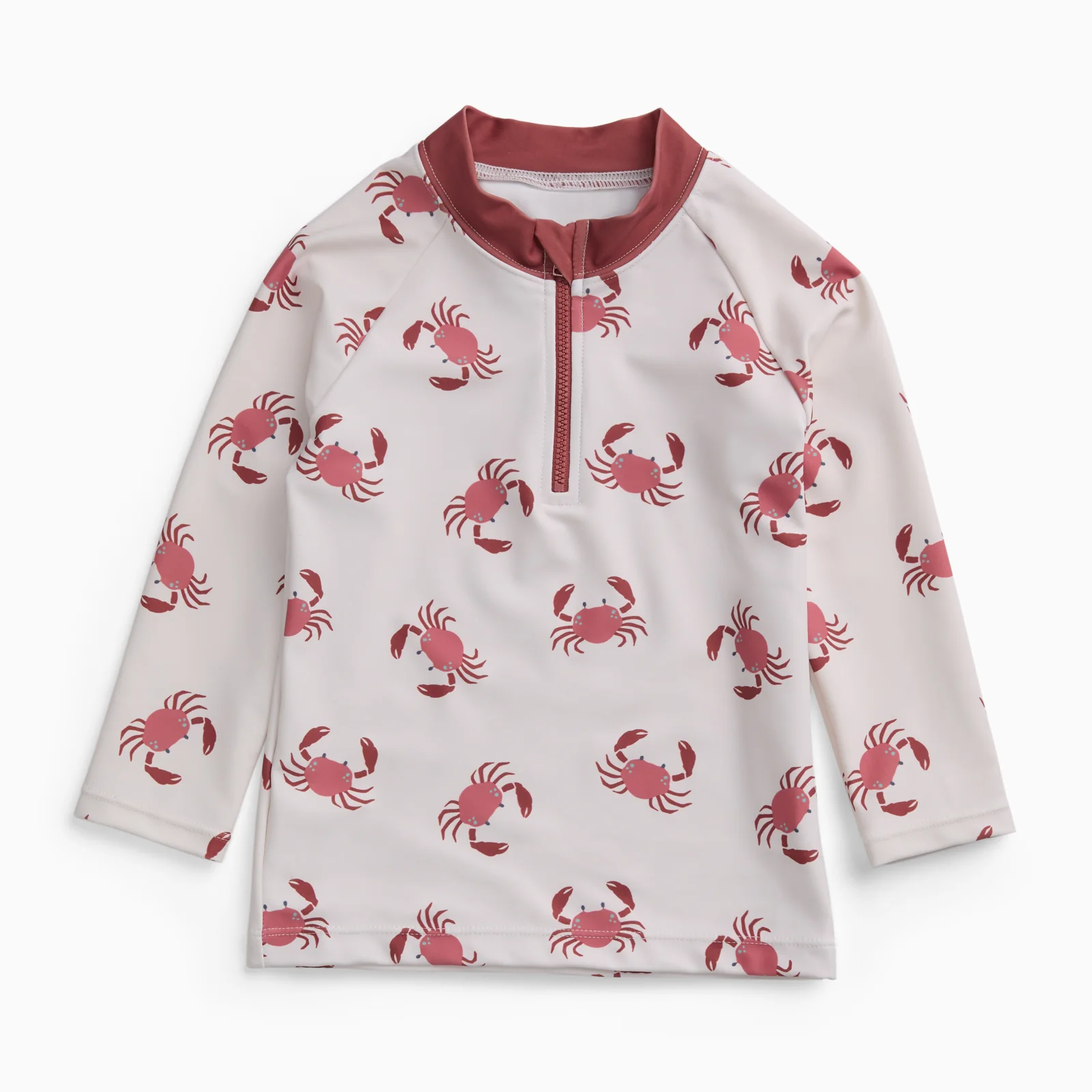 KIDLY by MORI Rash Vest - Crab Print - Image 2