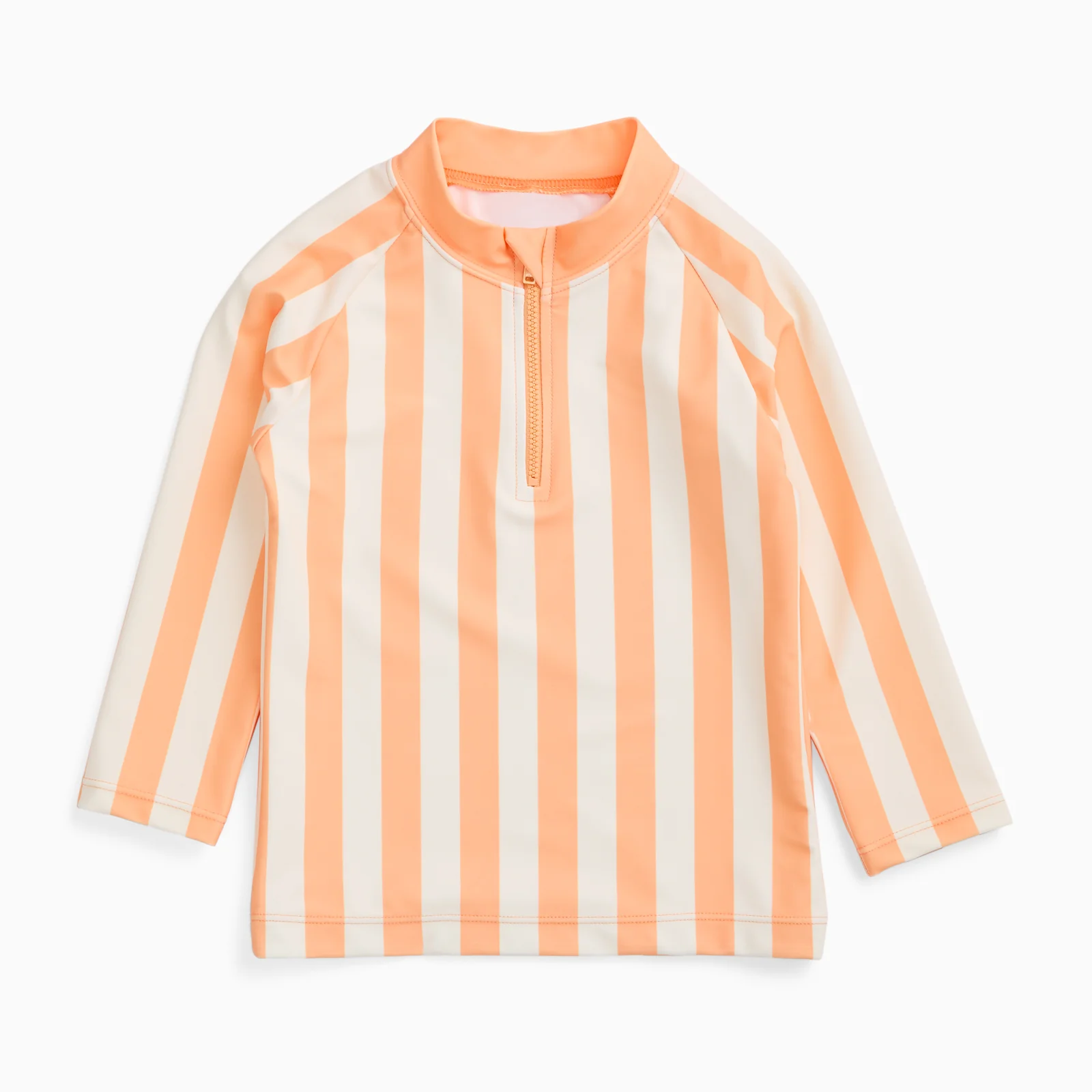 KIDLY by MORI Rash Vest - Orange Stripe