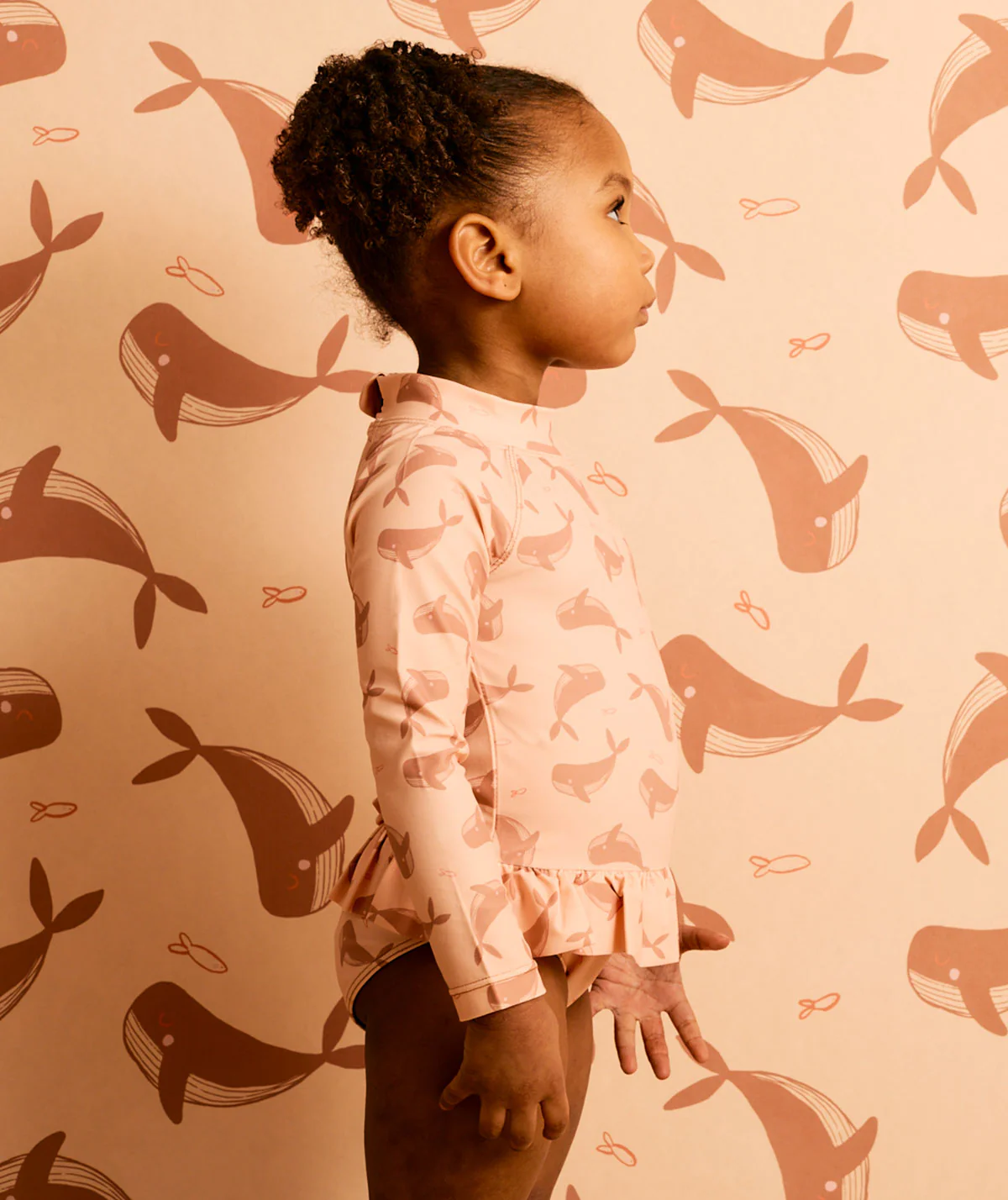 KIDLY by MORI Recycled Long Sleeve Swimsuit - Image 5