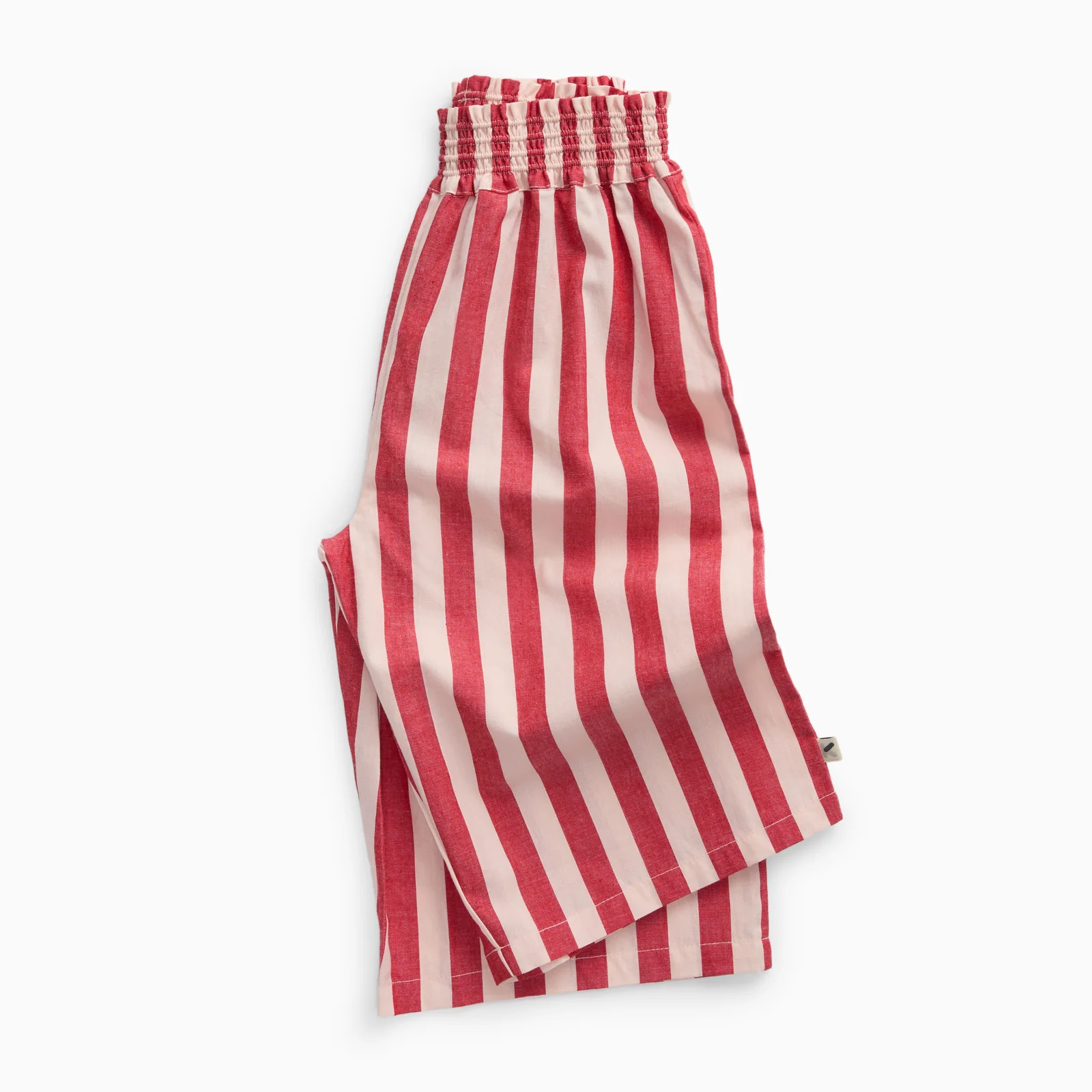KIDLY by MORI Red Striped Cotton Trousers - Image 3