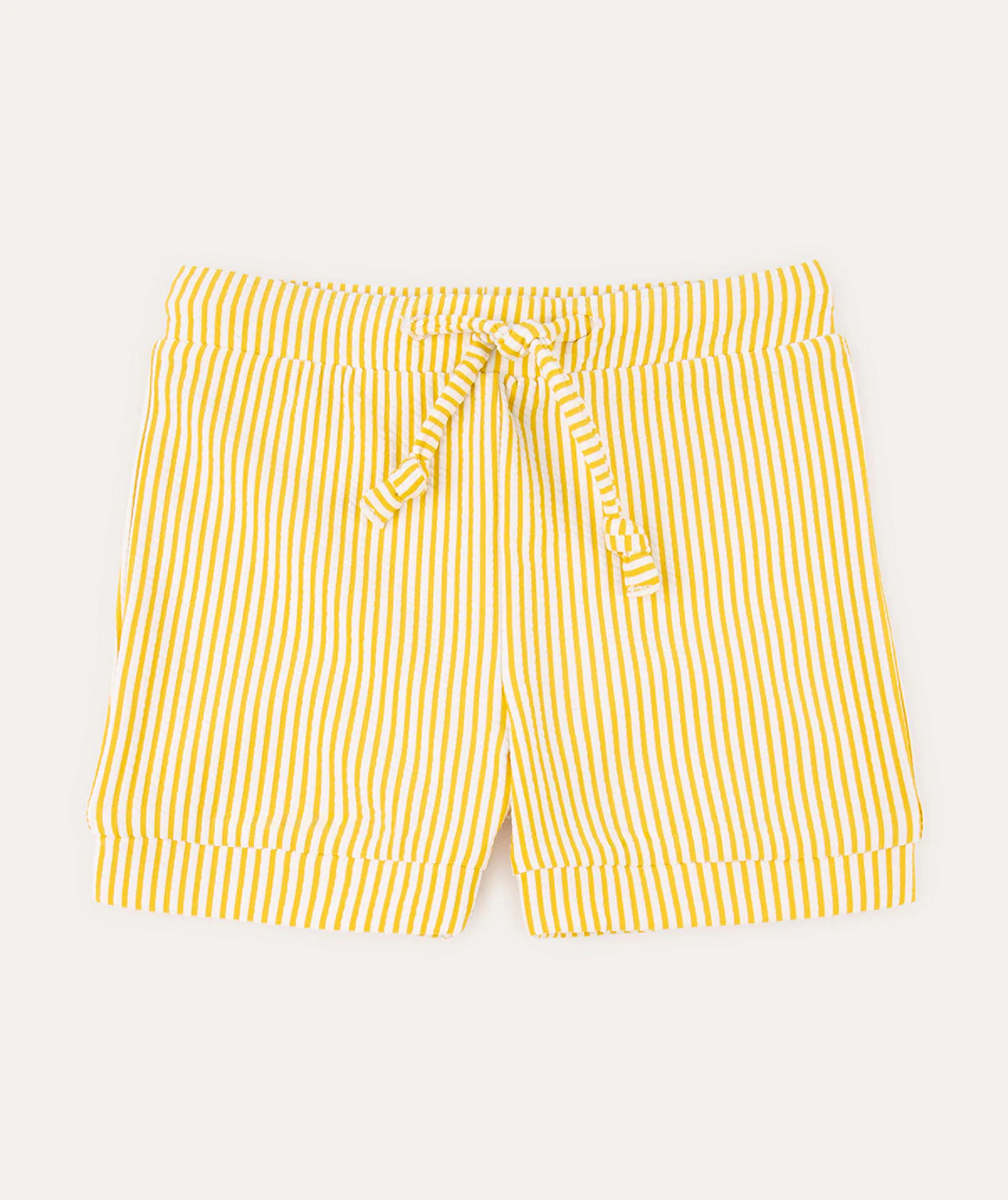 KIDLY by MORI Seersucker Swim Trunks - Image 7