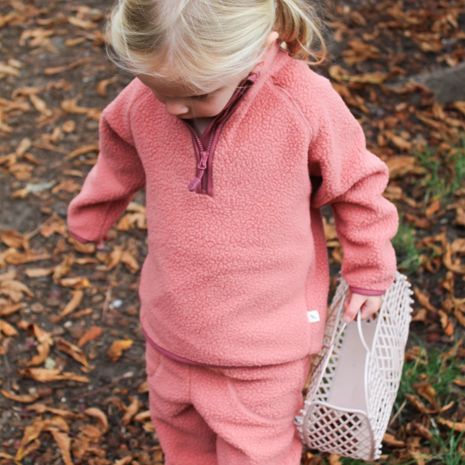KIDLY by MORI Sherpa Fleece Top & Jogger Outfit - Image 11