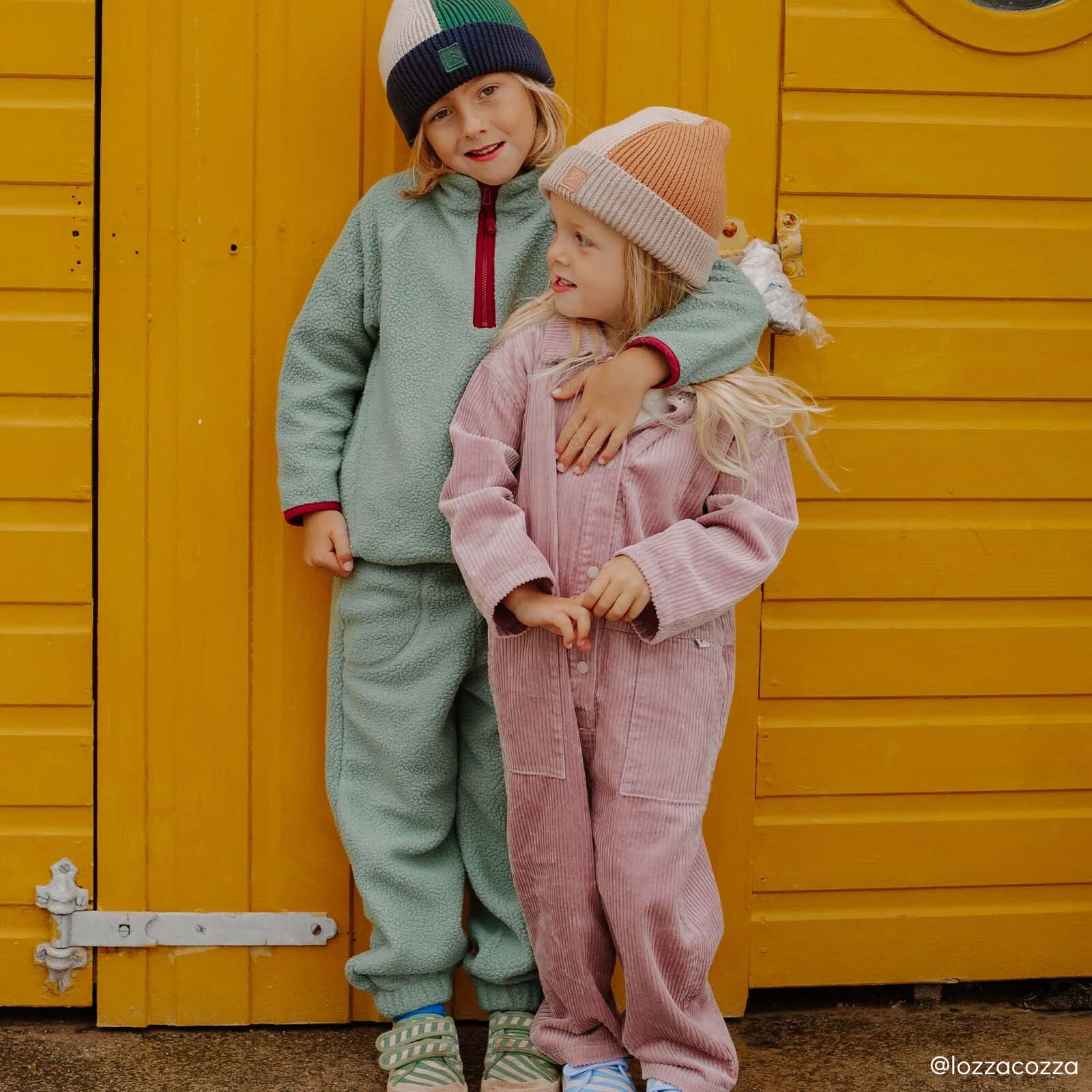 KIDLY by MORI Sherpa Fleece Top & Jogger Outfit - Image 2