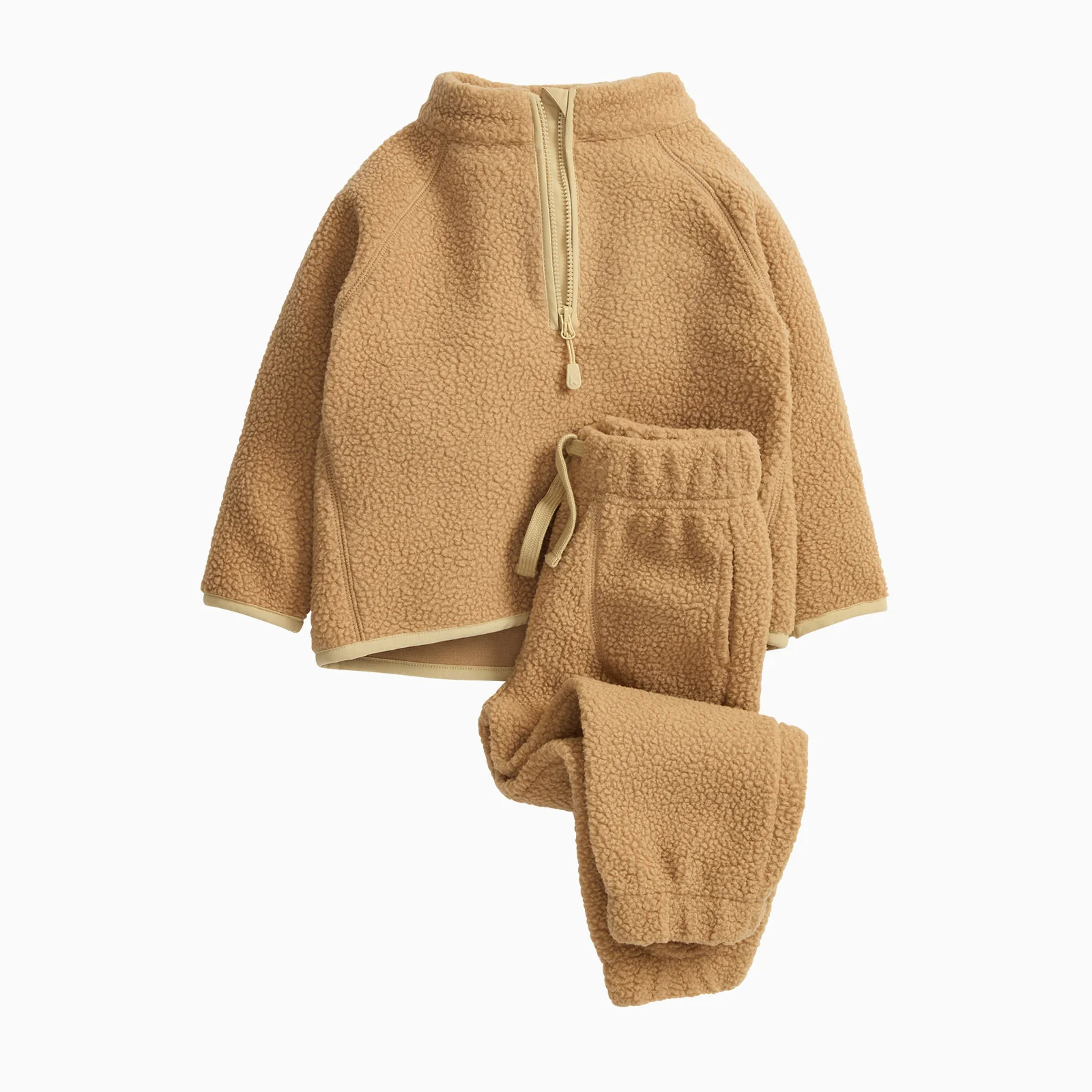 KIDLY by MORI Sherpa Fleece Top & Jogger Outfit - Image 7