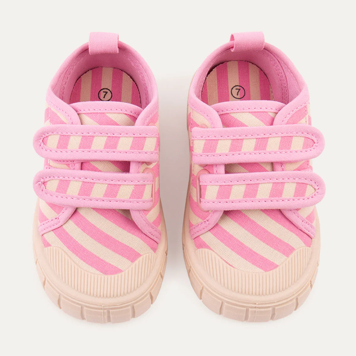 KIDLY by MORI Striped Canvas Trainers - Image 10