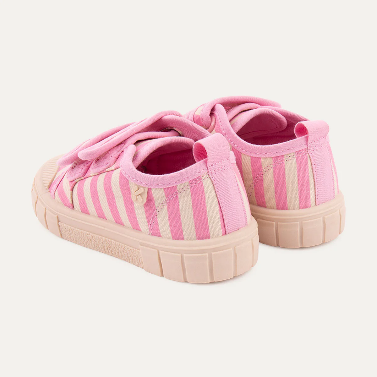 KIDLY by MORI Striped Canvas Trainers - Image 11