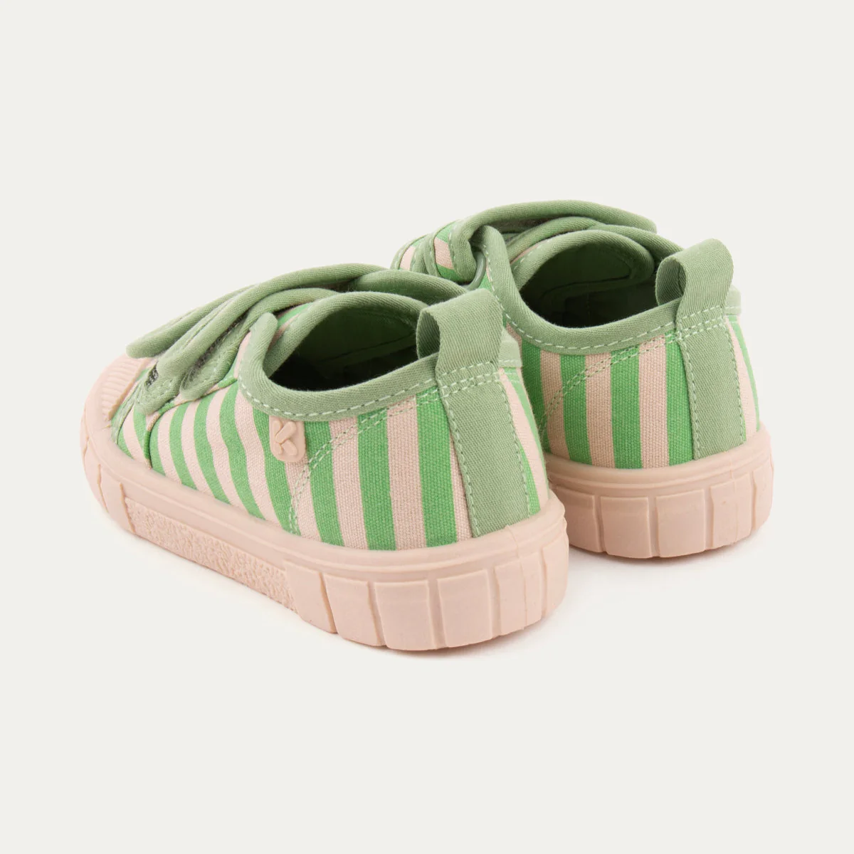 KIDLY by MORI Striped Canvas Trainers - Image 4