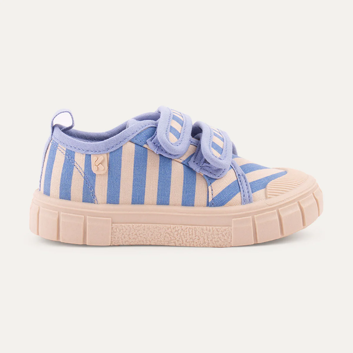KIDLY by MORI Striped Canvas Trainers - Image 5