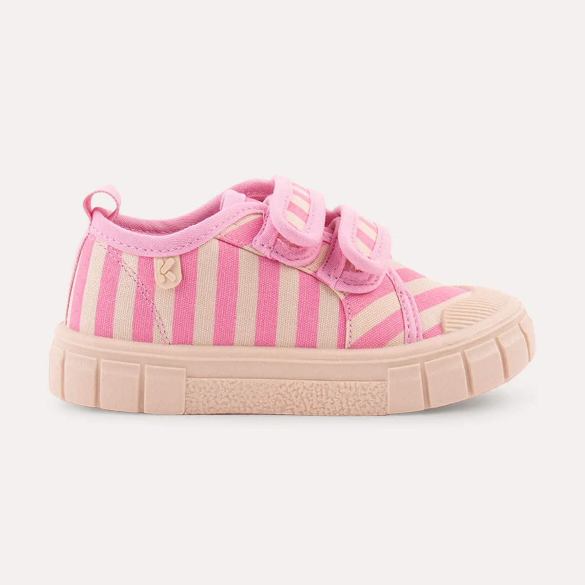 KIDLY by MORI Striped Canvas Trainers - Image 9