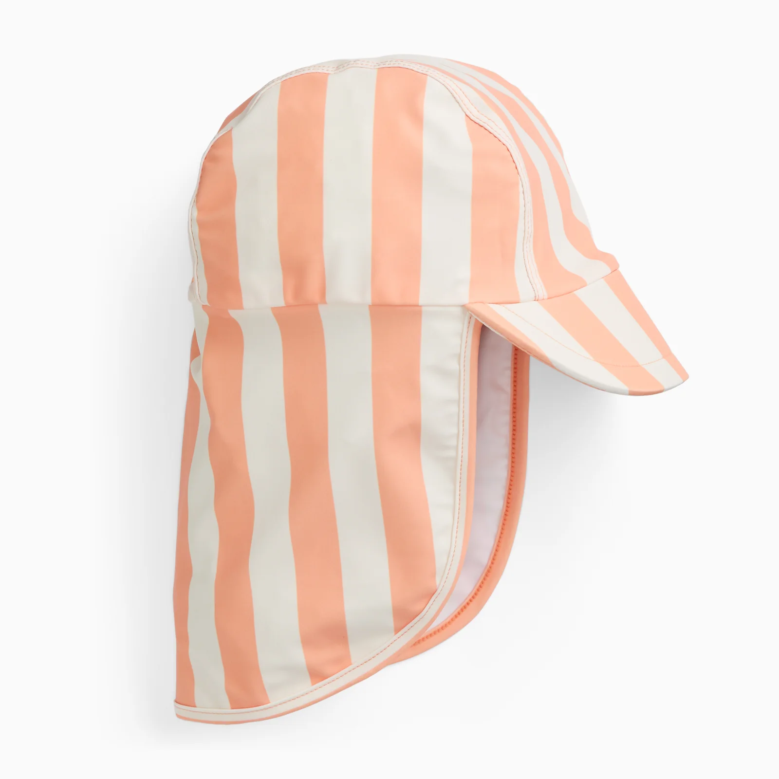 KIDLY by MORI Sunsafe Swim Hat - Orange Stripe