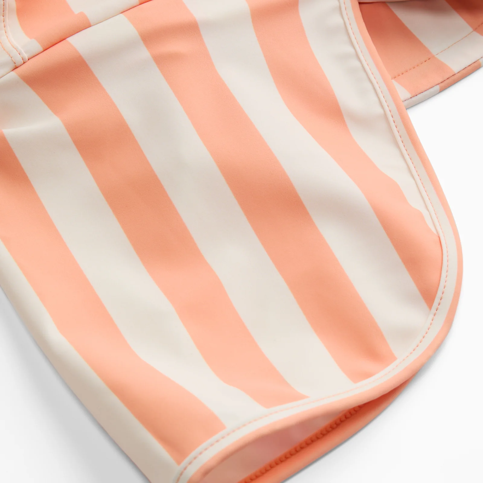 KIDLY by MORI Sunsafe Swim Hat - Orange Stripe - Image 2