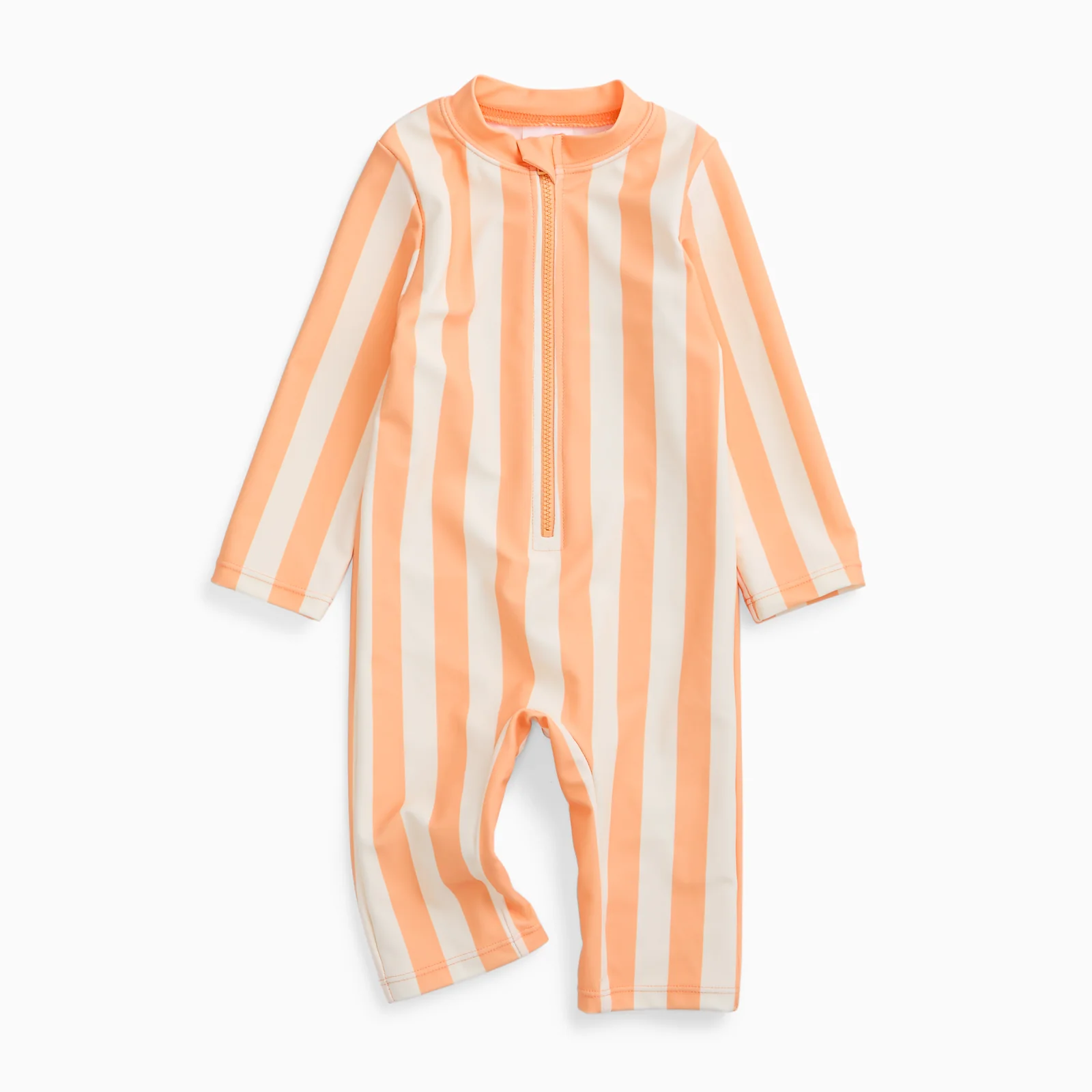 KIDLY by MORI Sunsafe Swimsuit - Orange Stripe - Image 2