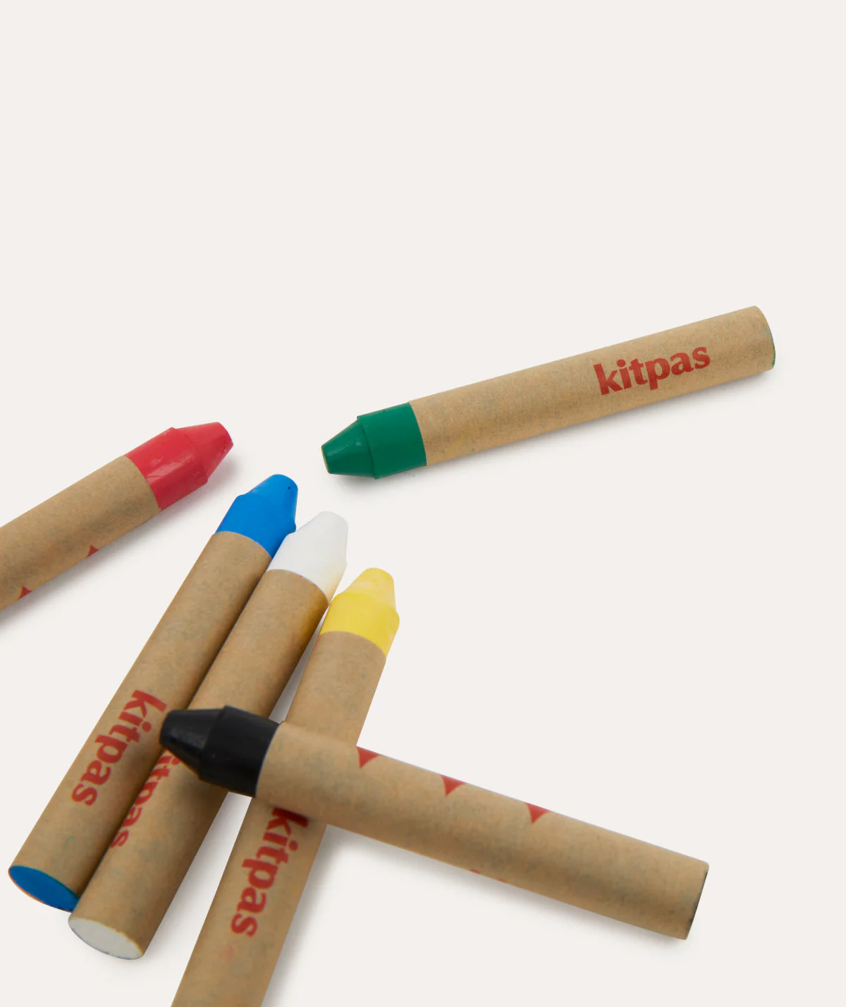 Kitpas Rice Bran Wax Crayon 6 Colours - Image 3