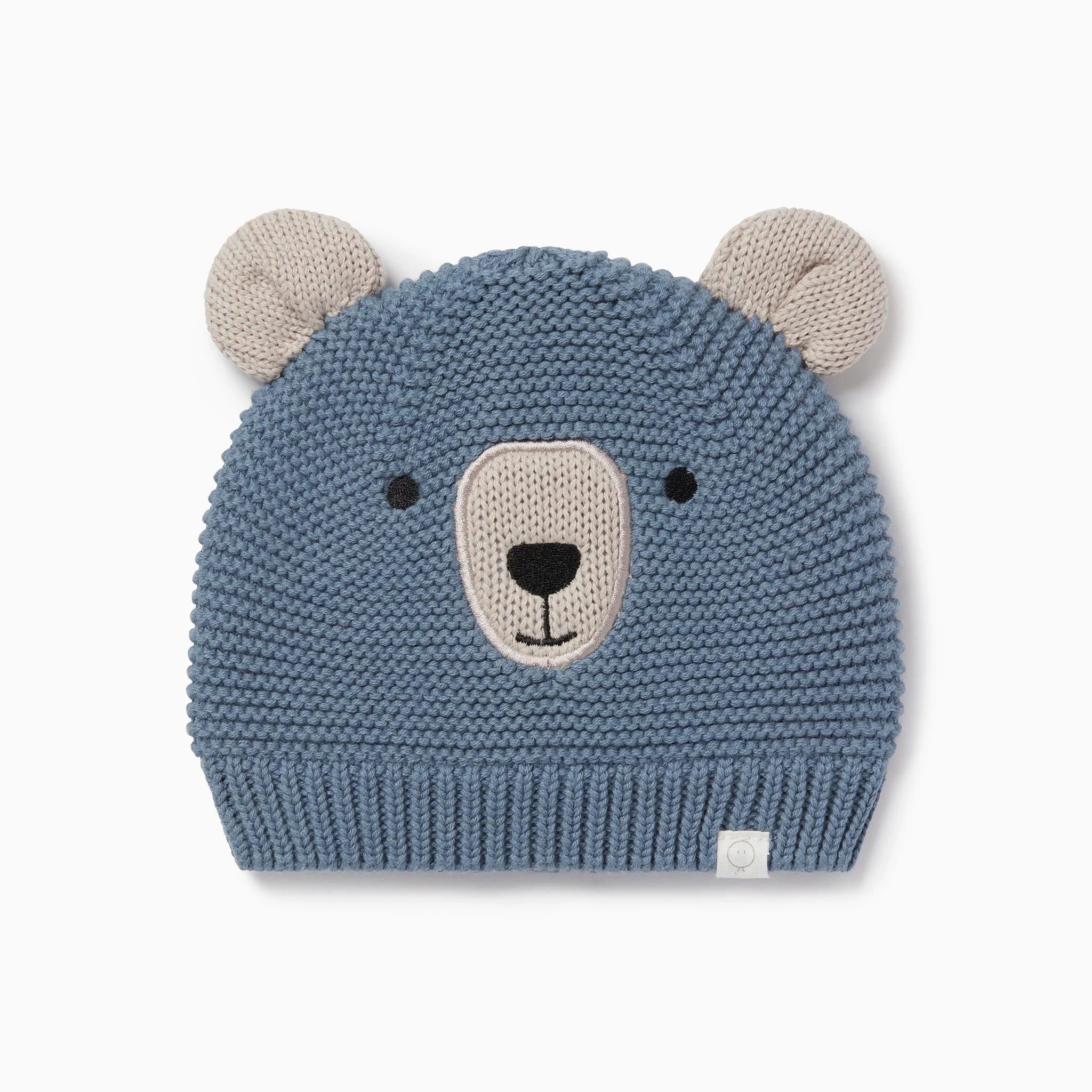 Knitted Bear Beanie Hat - Image 2