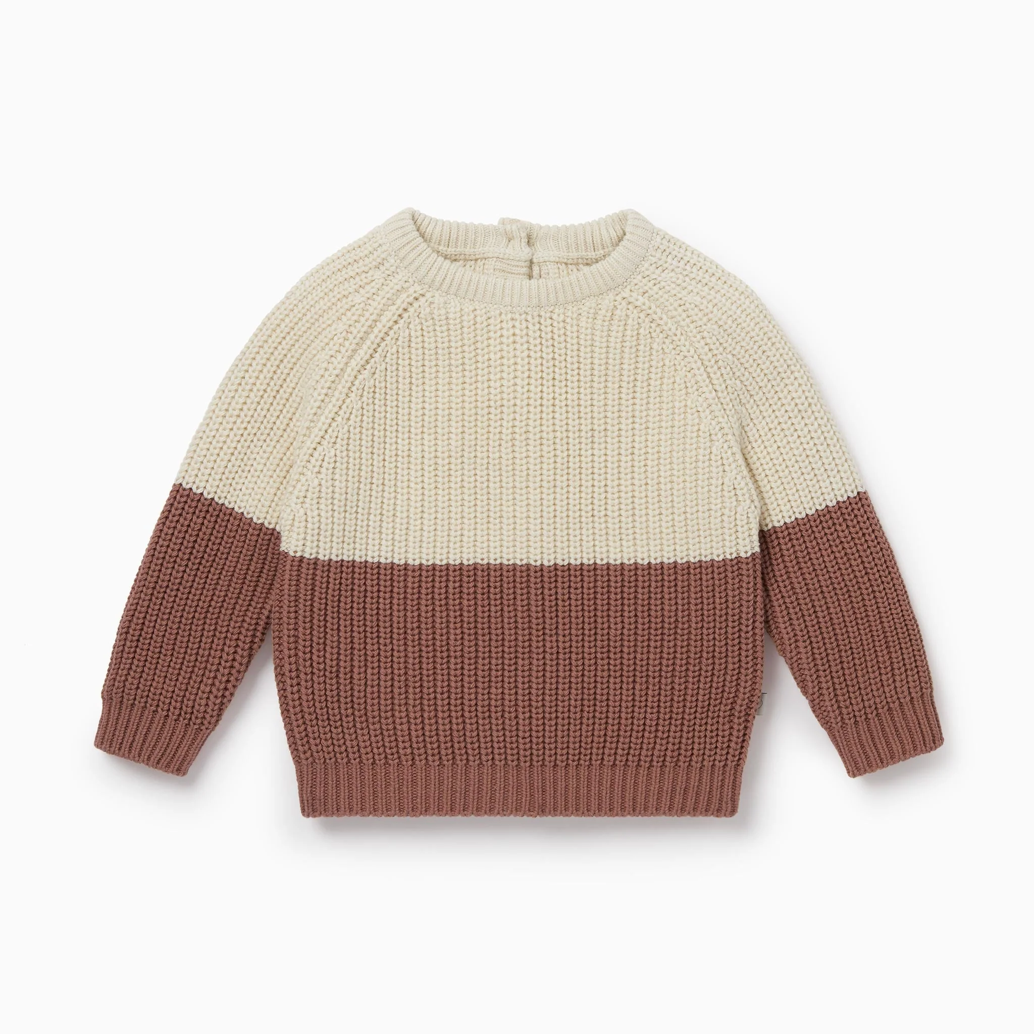 Knitted Colourblock Jumper - Image 2